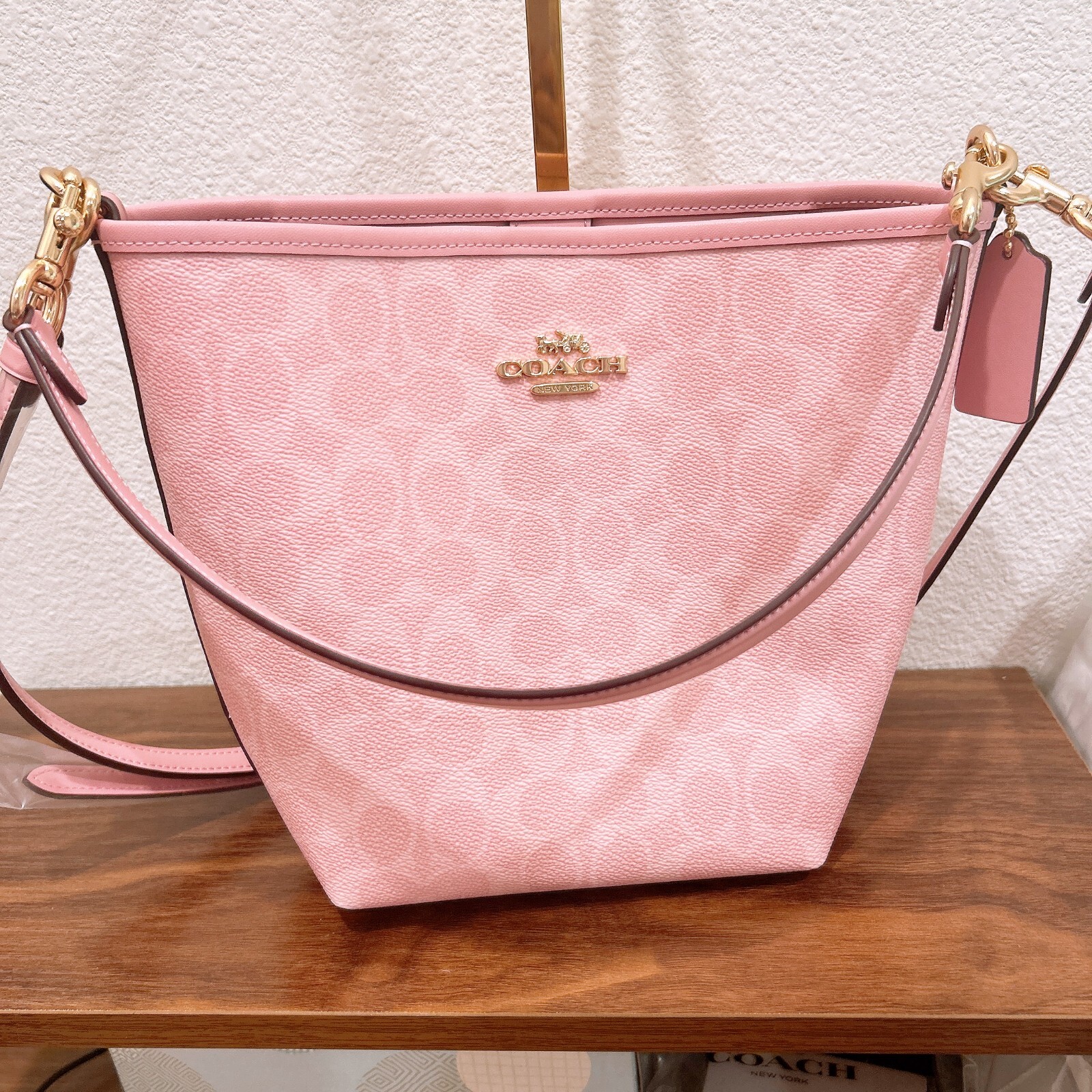 NWT Coach City Bucket Bag In Signature Canvas CT800