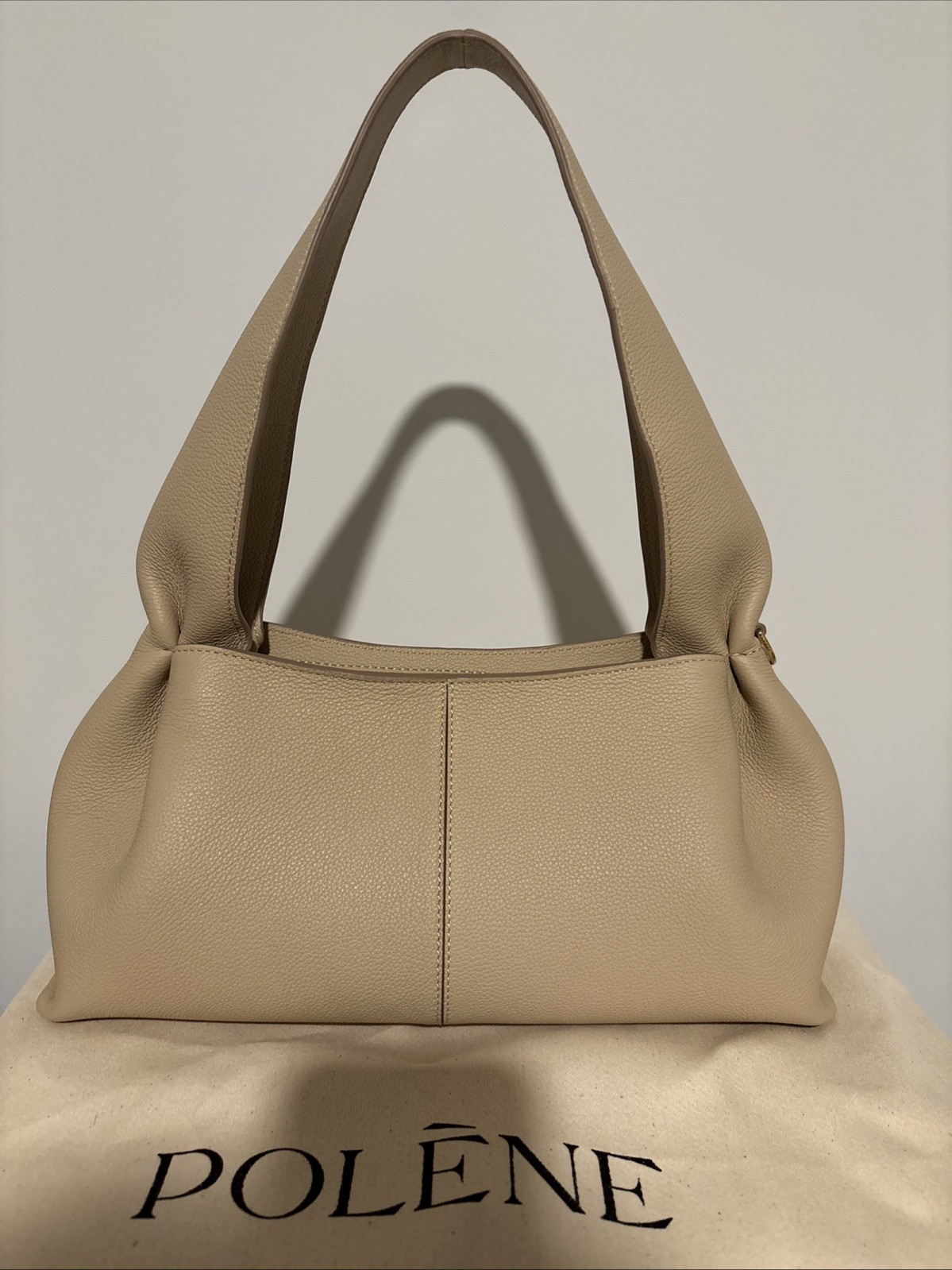 Polene Numero Neuf East West Textured Sand