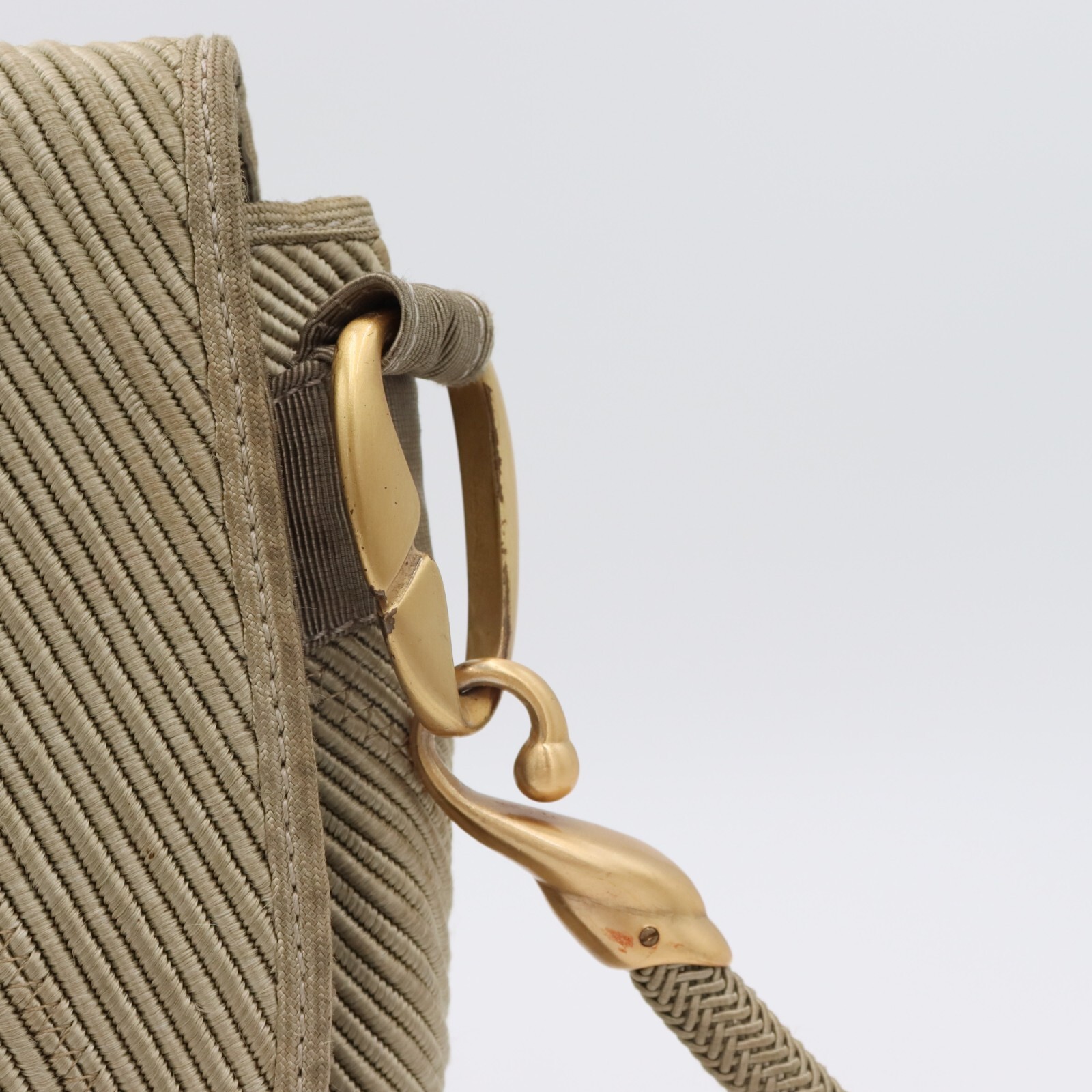 De Vecchi Hamilton Hodge Purse Bunjee Cord Made in Italy
