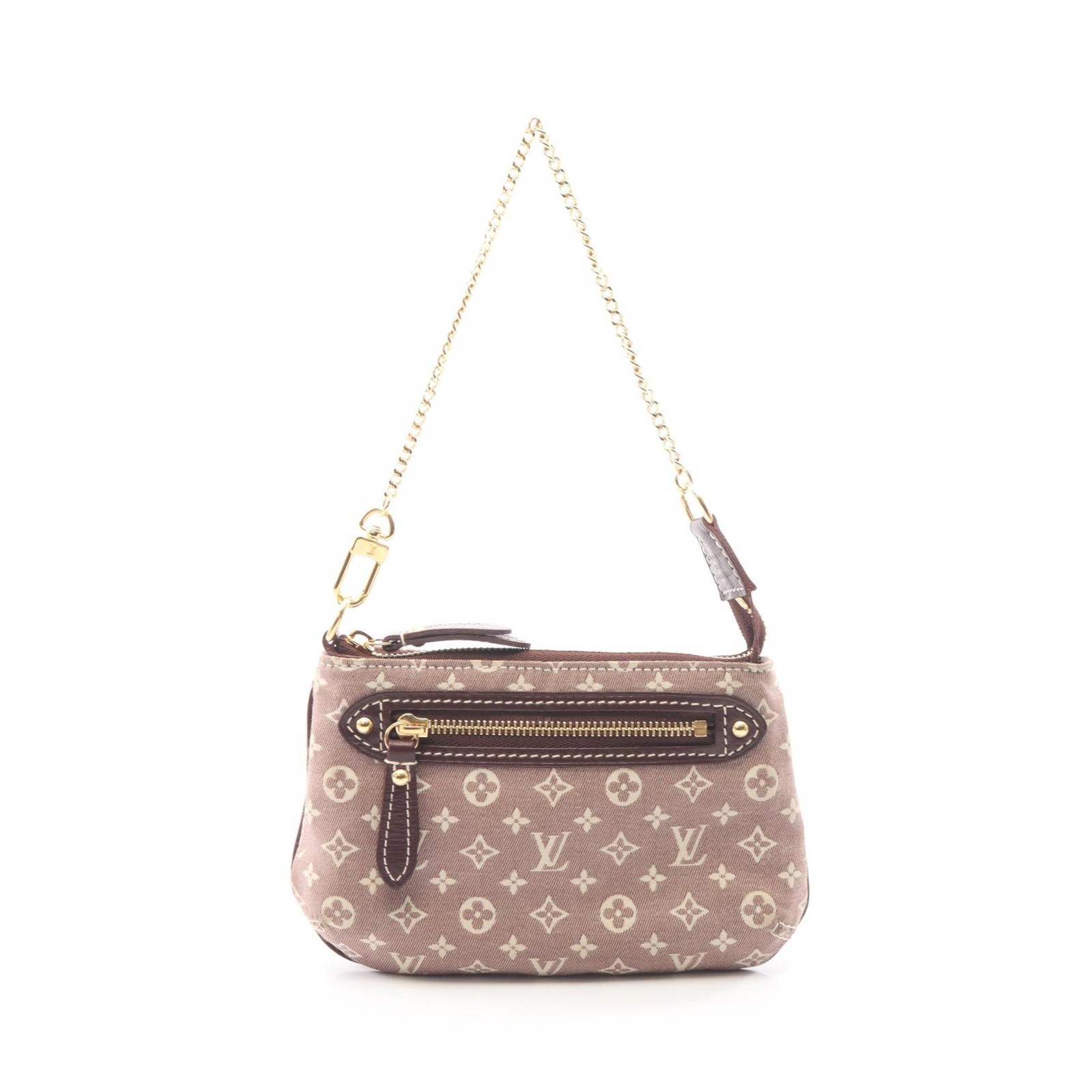 LOUIS VUITTON Mini Pochette Accessoires Handbag M62999 Monogram idylle Used LV