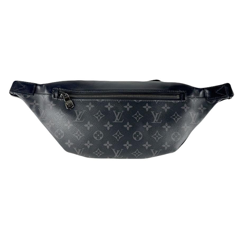 LOUIS VUITTON Bag: Discovery Bum Bag M44336 Black Gray W23H18D4cm w/NA;