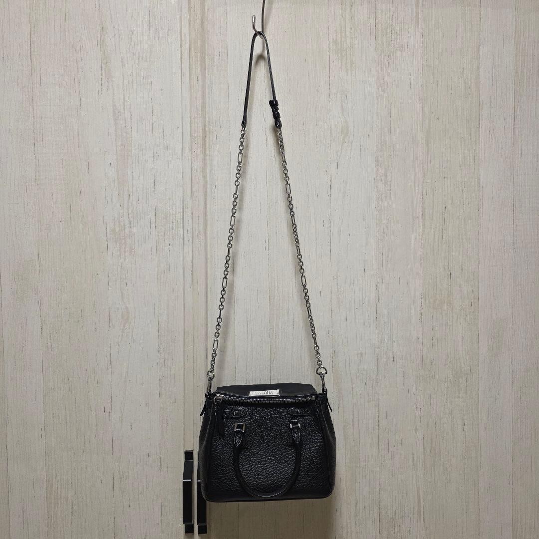 Maison Margiela 5AC Mini 2-Way Shoulder Bag, Black #QYL91P