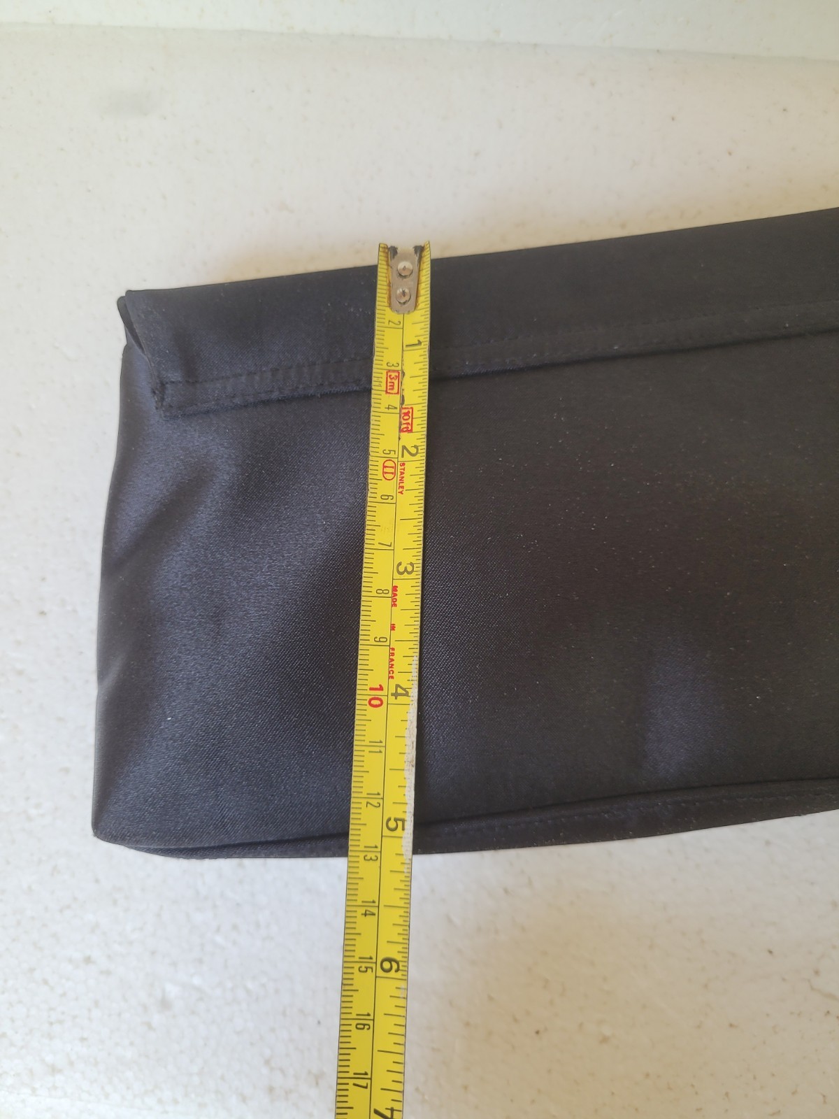 CHANEL Parfums Black Satin Makeup Clutch