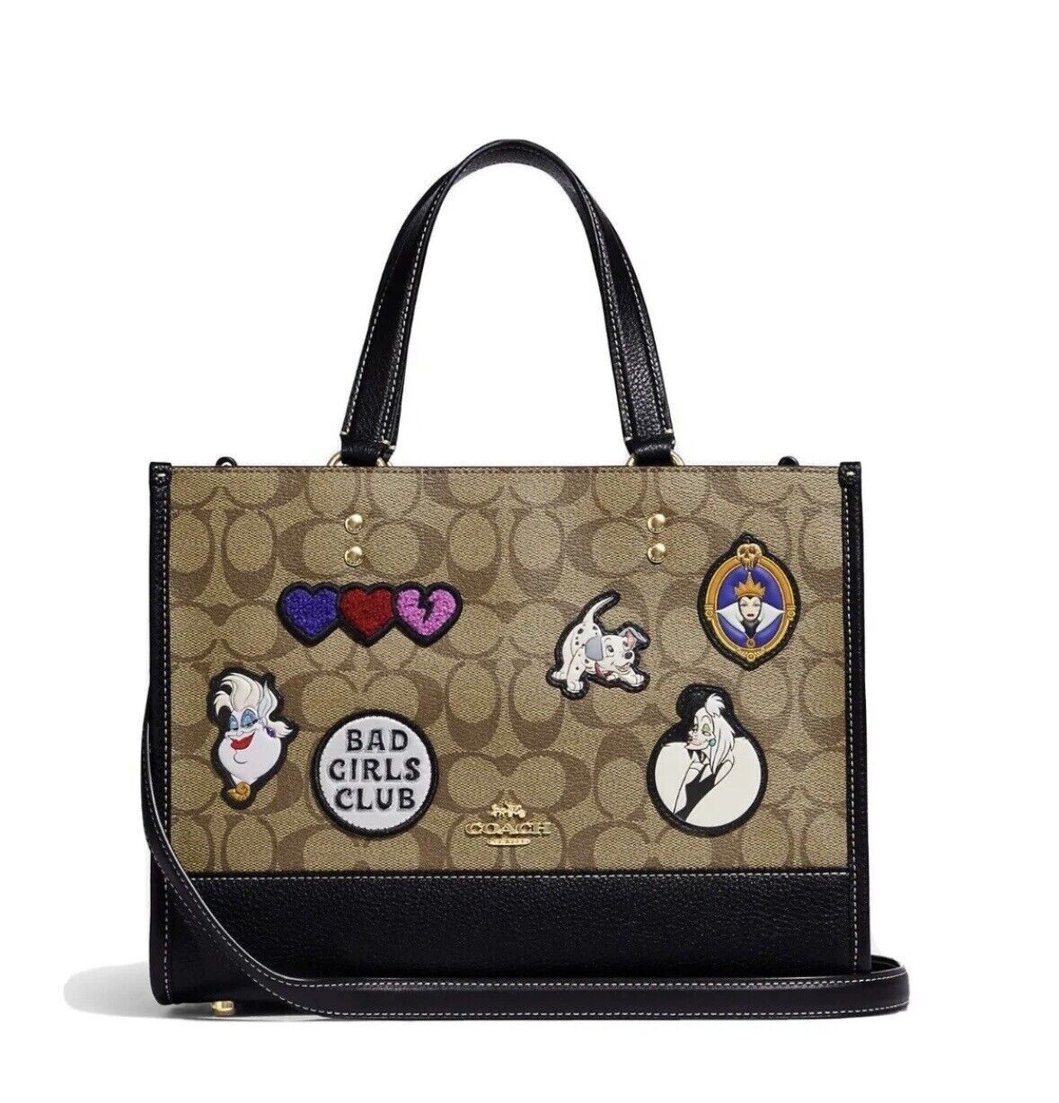 Coach Disney X Coach Dempsey Carryall In Signature Canvas With Patches, #CC873