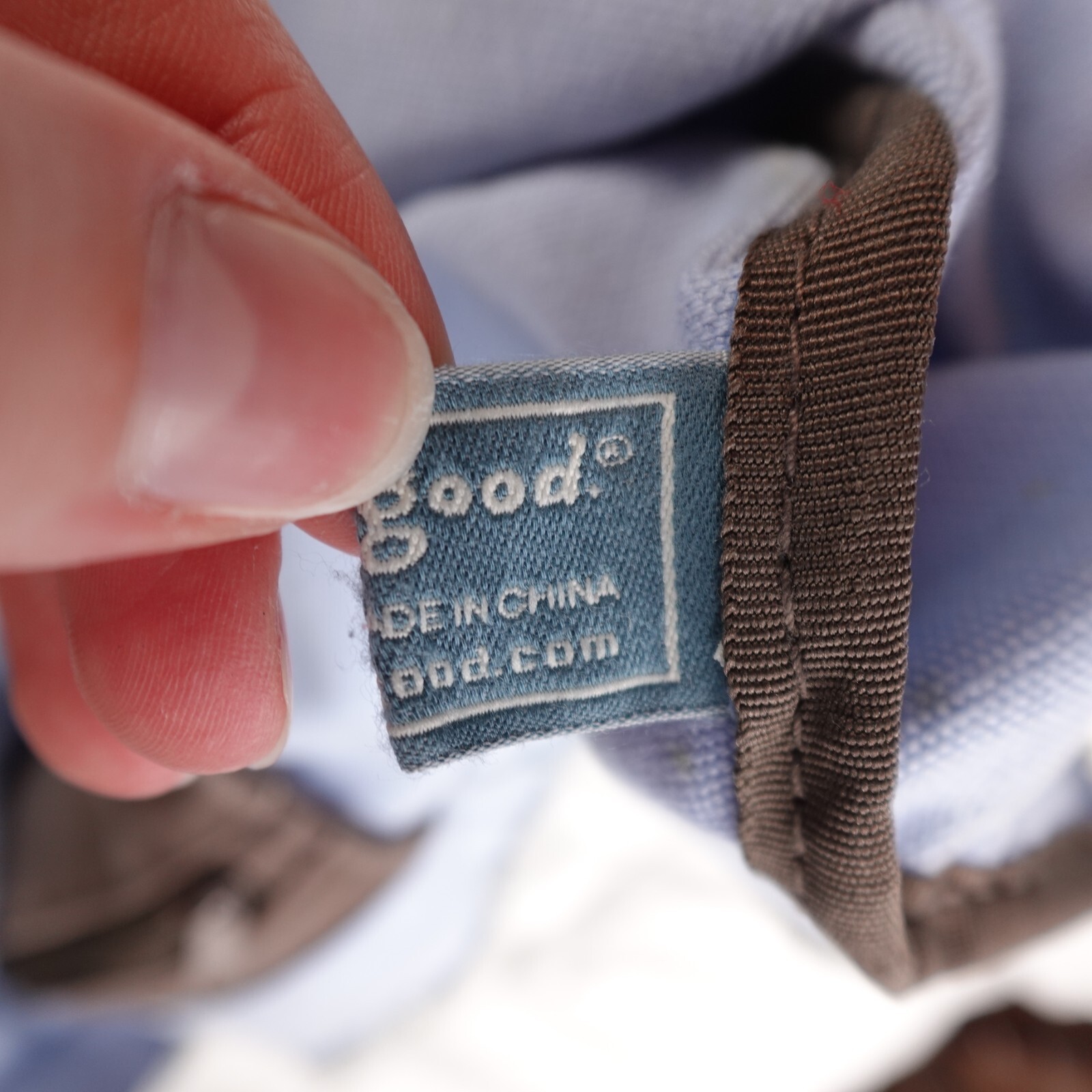Life Is Good Canvas Tote Bag Blue Brown Tennis Beach Athleisure