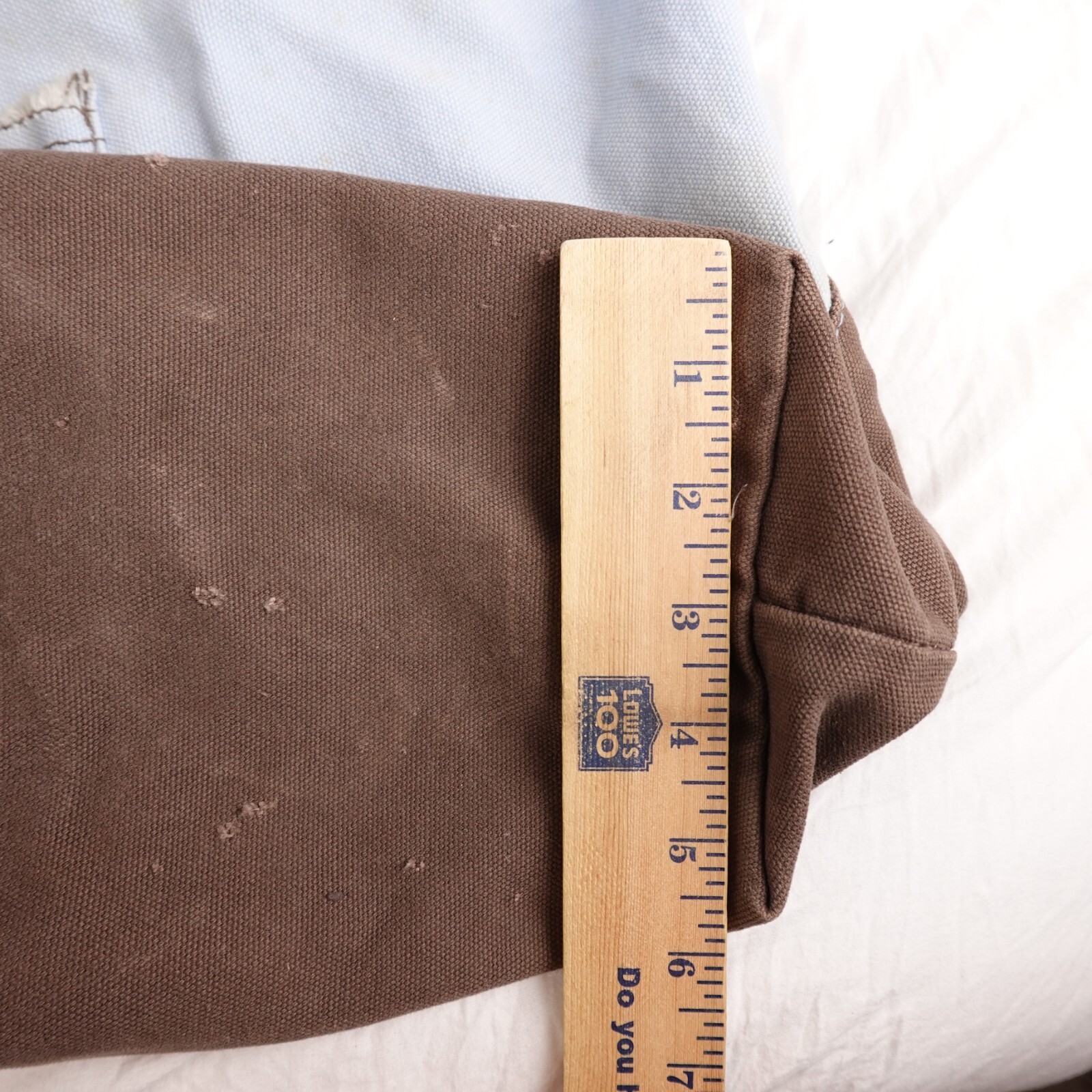 Life Is Good Canvas Tote Bag Blue Brown Tennis Beach Athleisure