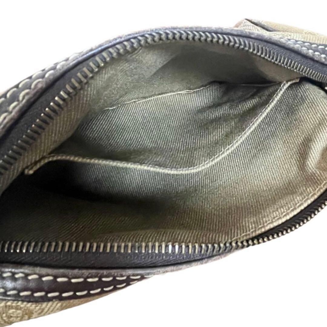 CELINE Shoulder Hand Bag Pouch Pochette Triomphe Canvas Vintage Auth From Japan