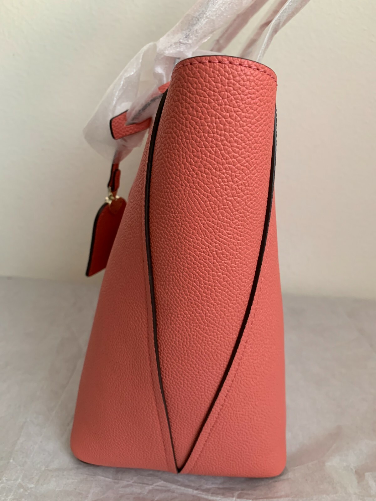 NWT Kate Spade Margaux Medium Tote Zip Top Leather Bag Peachy PXRUA229 Original