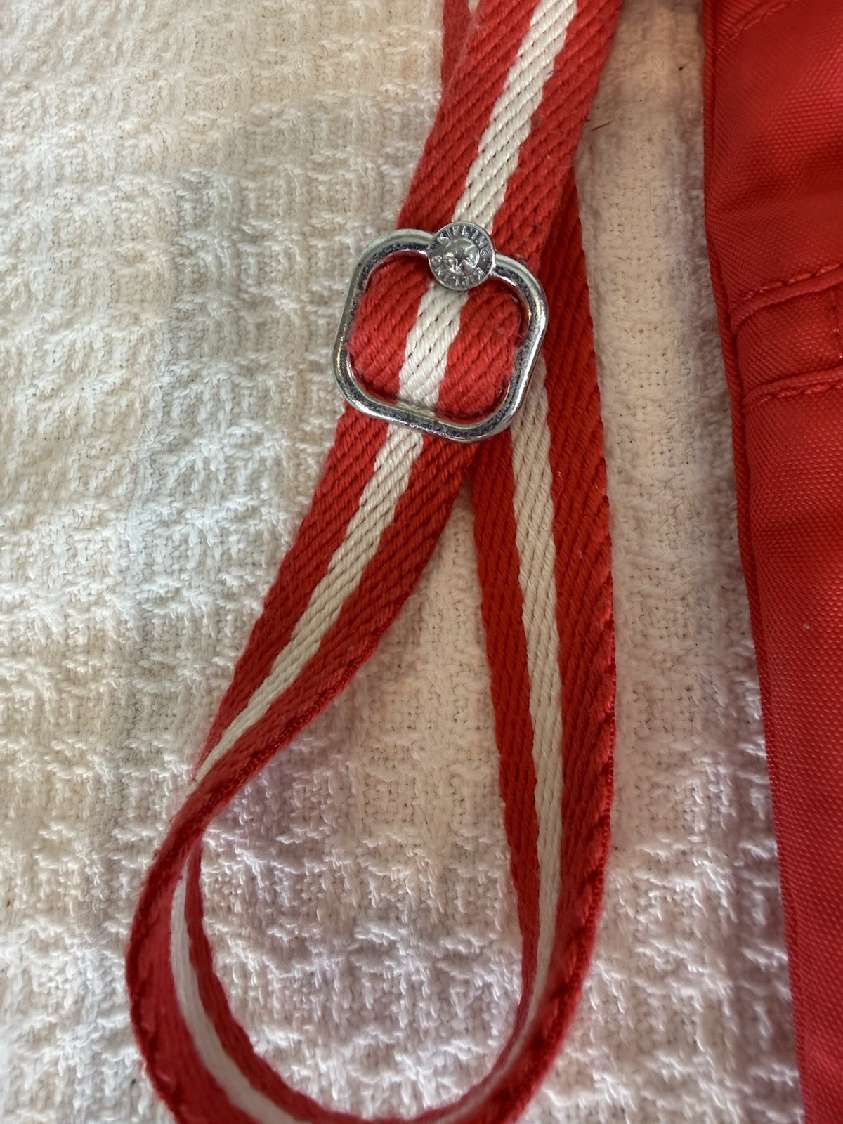 KIPLING Keiko Slim Nylon Cross Body Phone Bag Travel Red Rouge Monkey Keychain