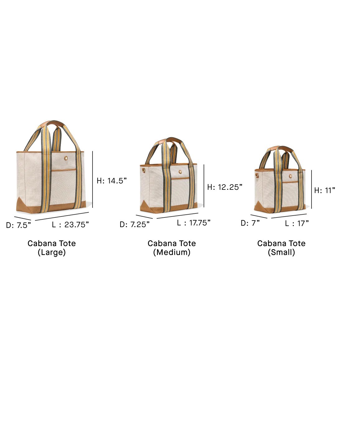Authentic Paravel MEDIUM Shandy Cabana Tote – chic durable stylish canvas