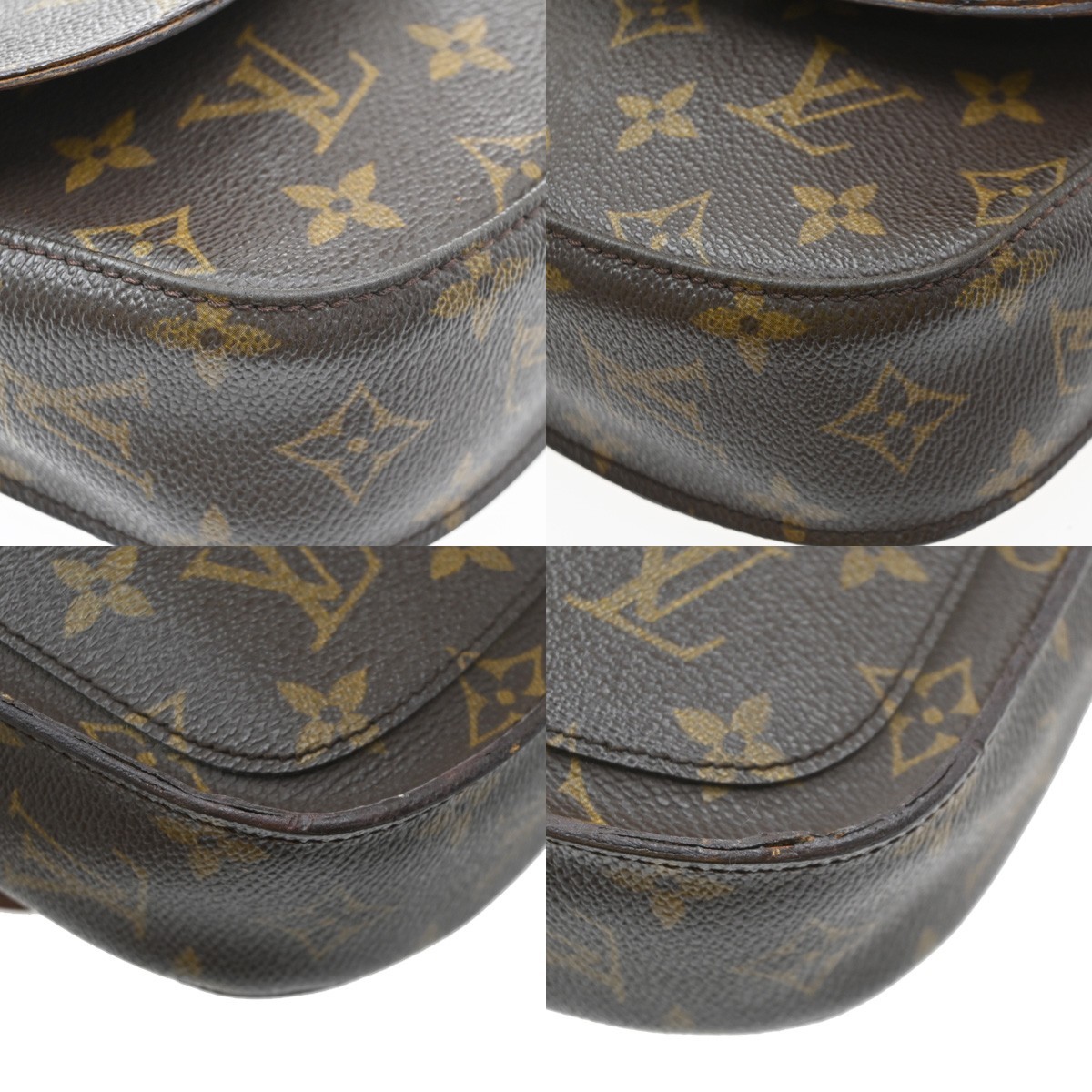 LOUIS VUITTON Mini Saint Cloud Shoulder Bag Monogram Leather BN M51244 37SA258