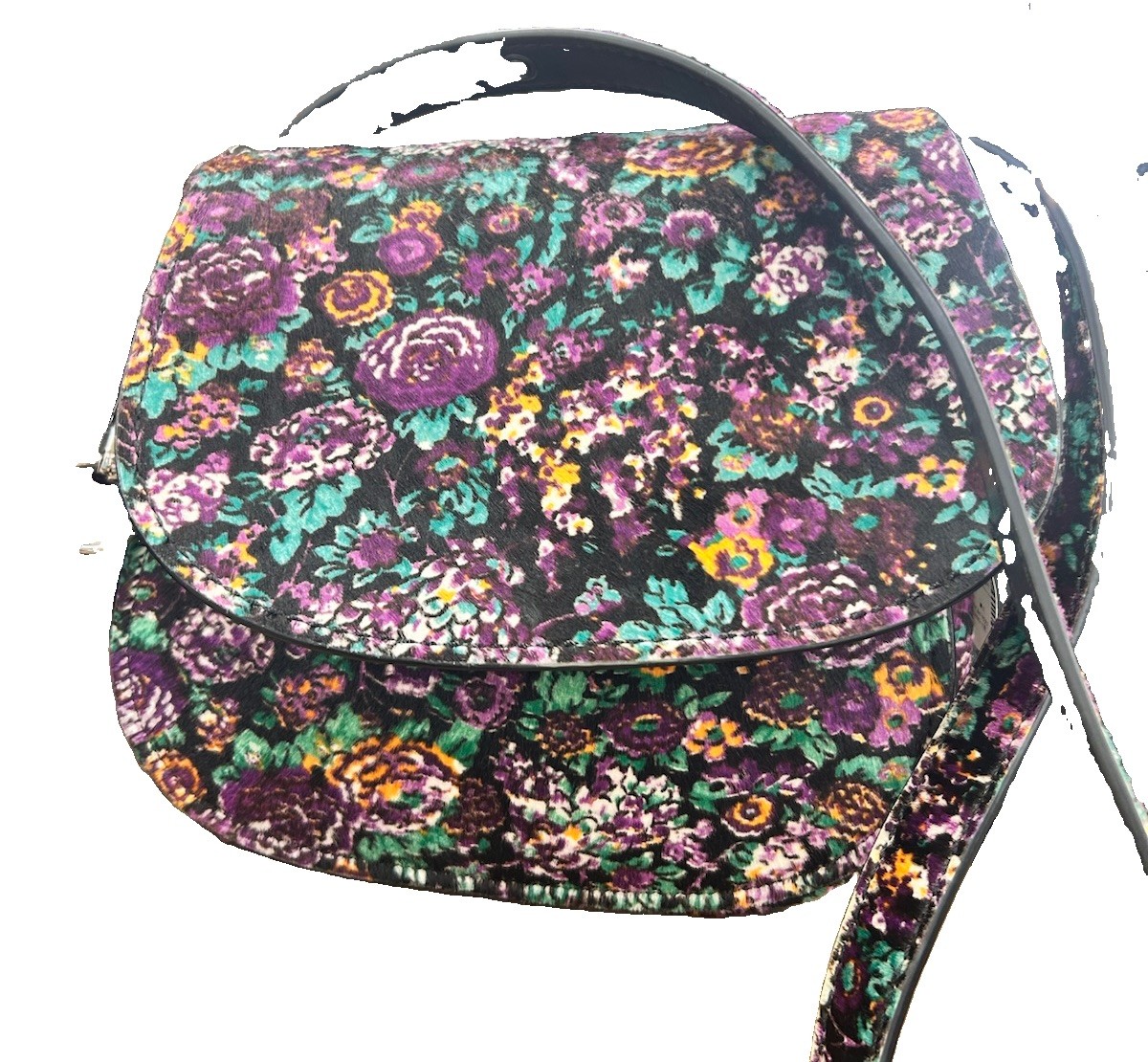 Coach 1941 Printed Haircalf Saddle 23 Bag (Style No. SD-20115)