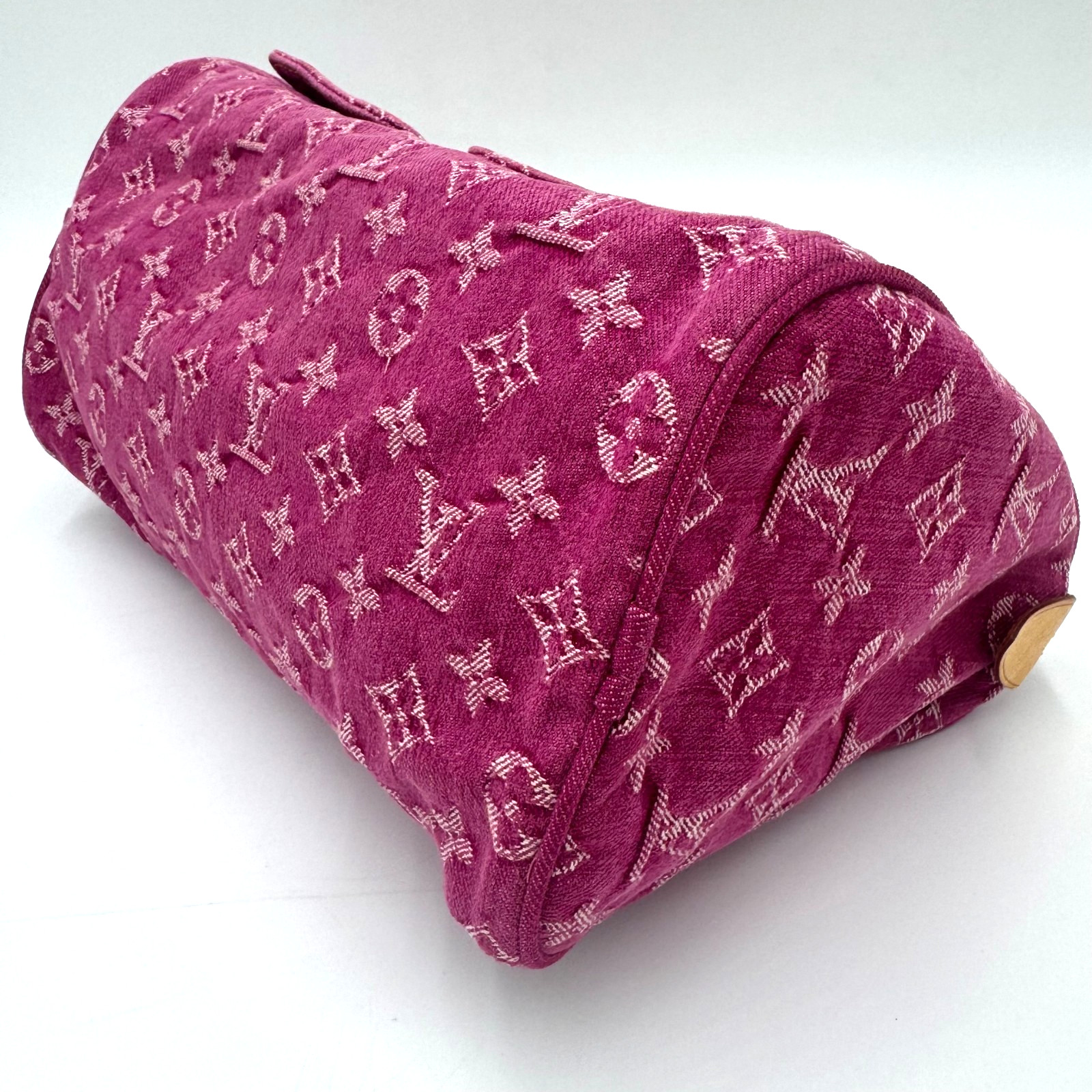 Louis Vuitton Denim Neo Speedy Boston Hand Bag Monogram Pink M95214 #SP0026