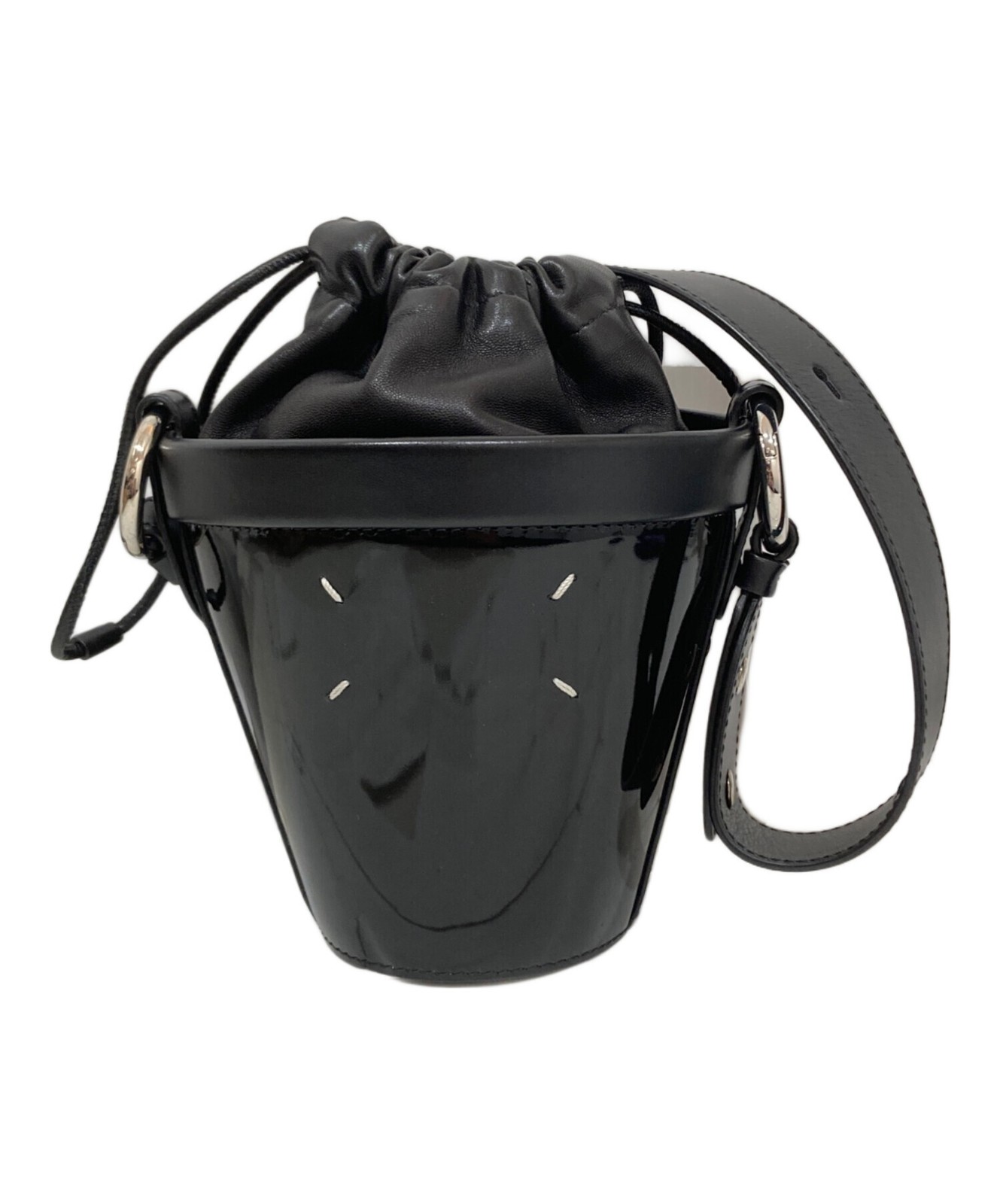 Maison Margiela Mini SB3WG0043 Black Body Bag #TFB4264