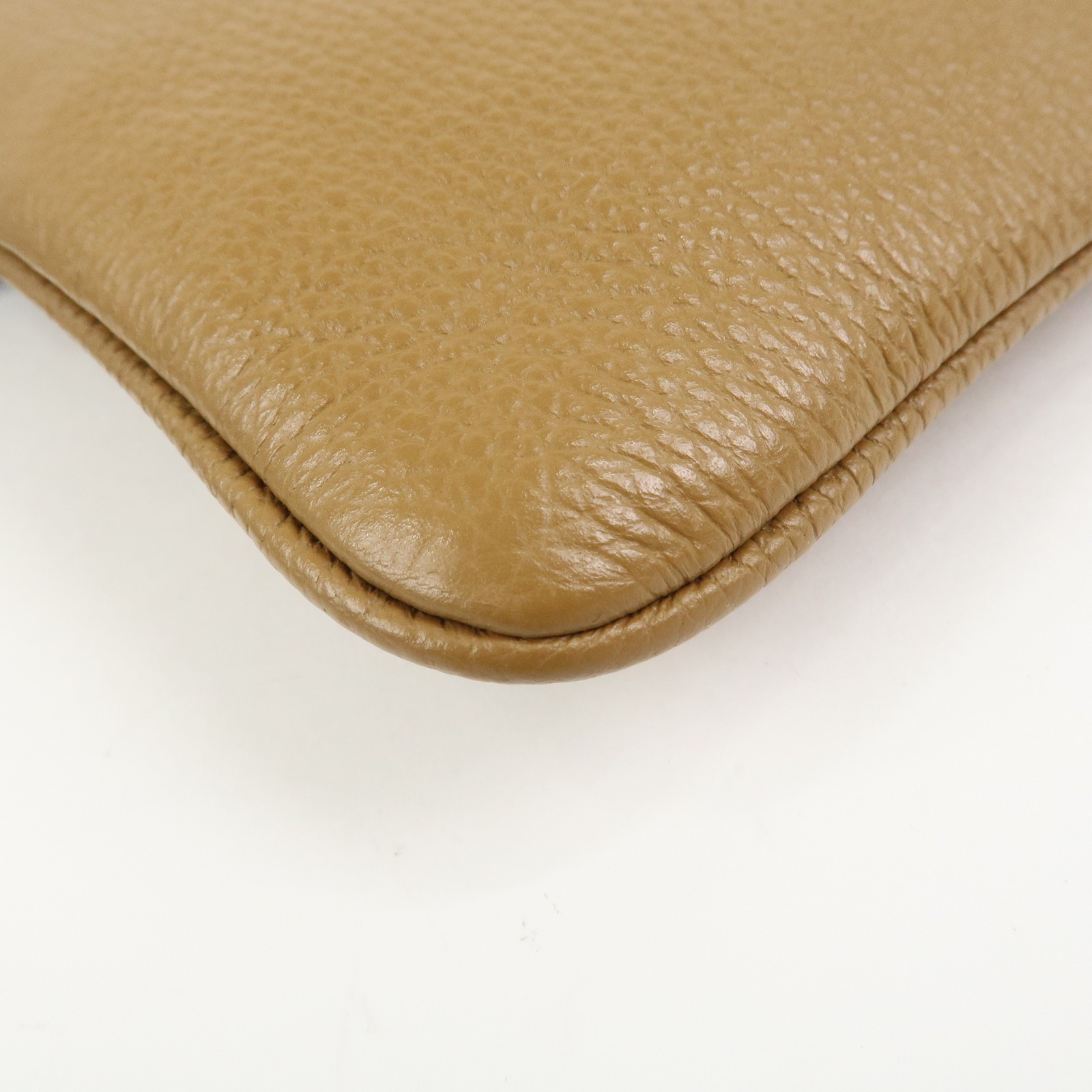 JIMMY CHOO Leather KIMI MESSANGER Studs Shoulder Bag Brown Authentic Used F/S