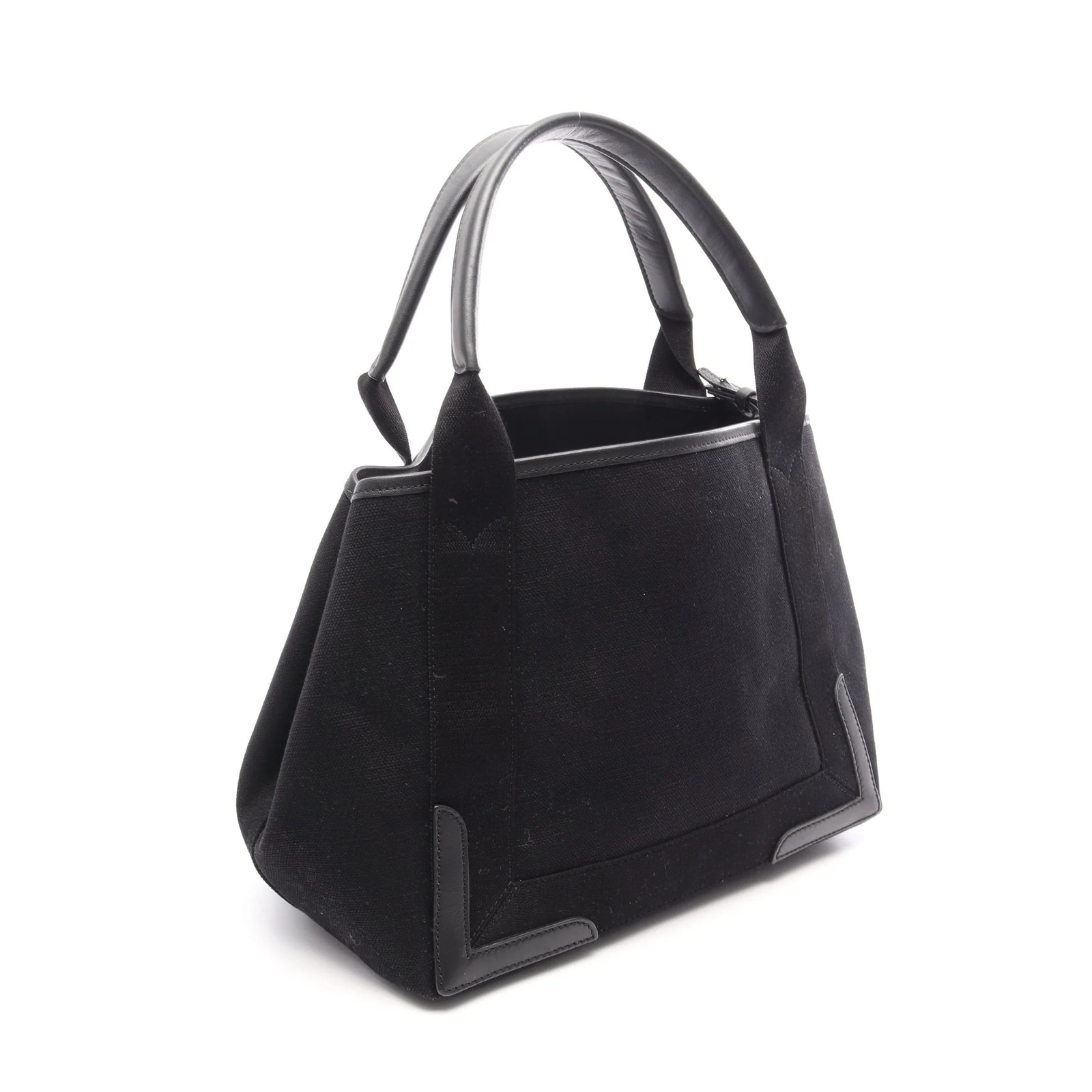 Balenciaga NAVY CABAS S Cabas Tote Bag Black Leather #RCB16685
