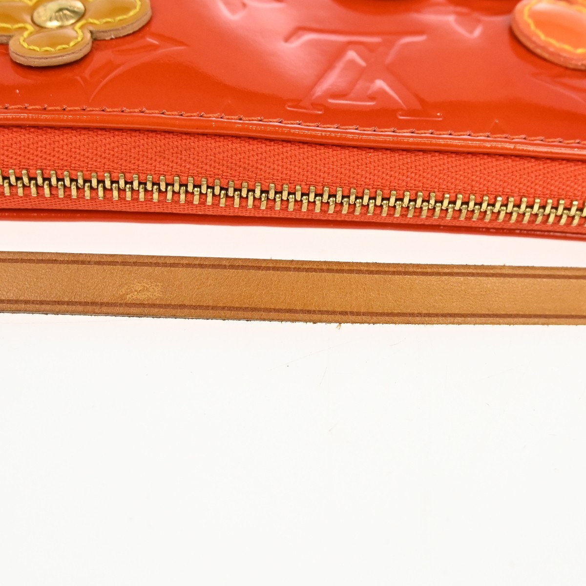 Best07 Louis Vuitton Orange Vernis Flower Lexington M92247 CA0012 YQ09544