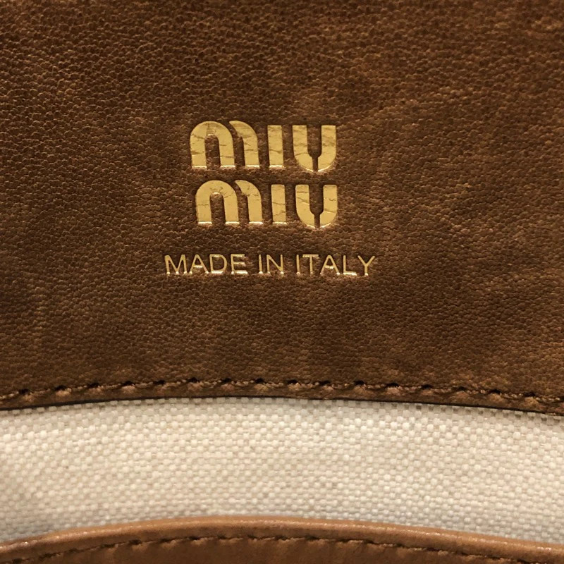 MIU MIU Nappa Leather Mini Bag Leather Shoulder Bag 51M2 #OKB6742