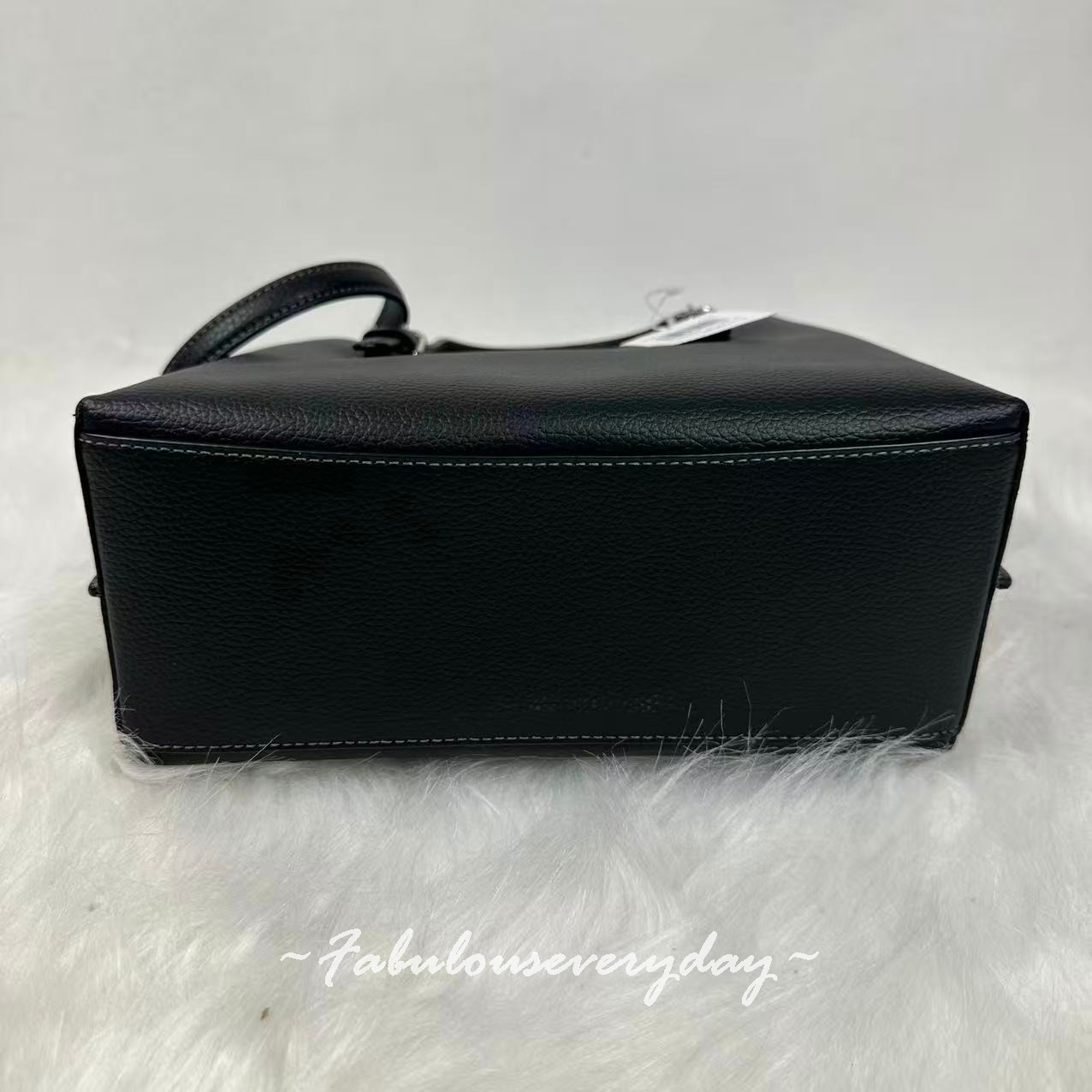 Coach Mollie Tote Bag 25 Crossbody In Leather/Silver/Black CV966 NWT