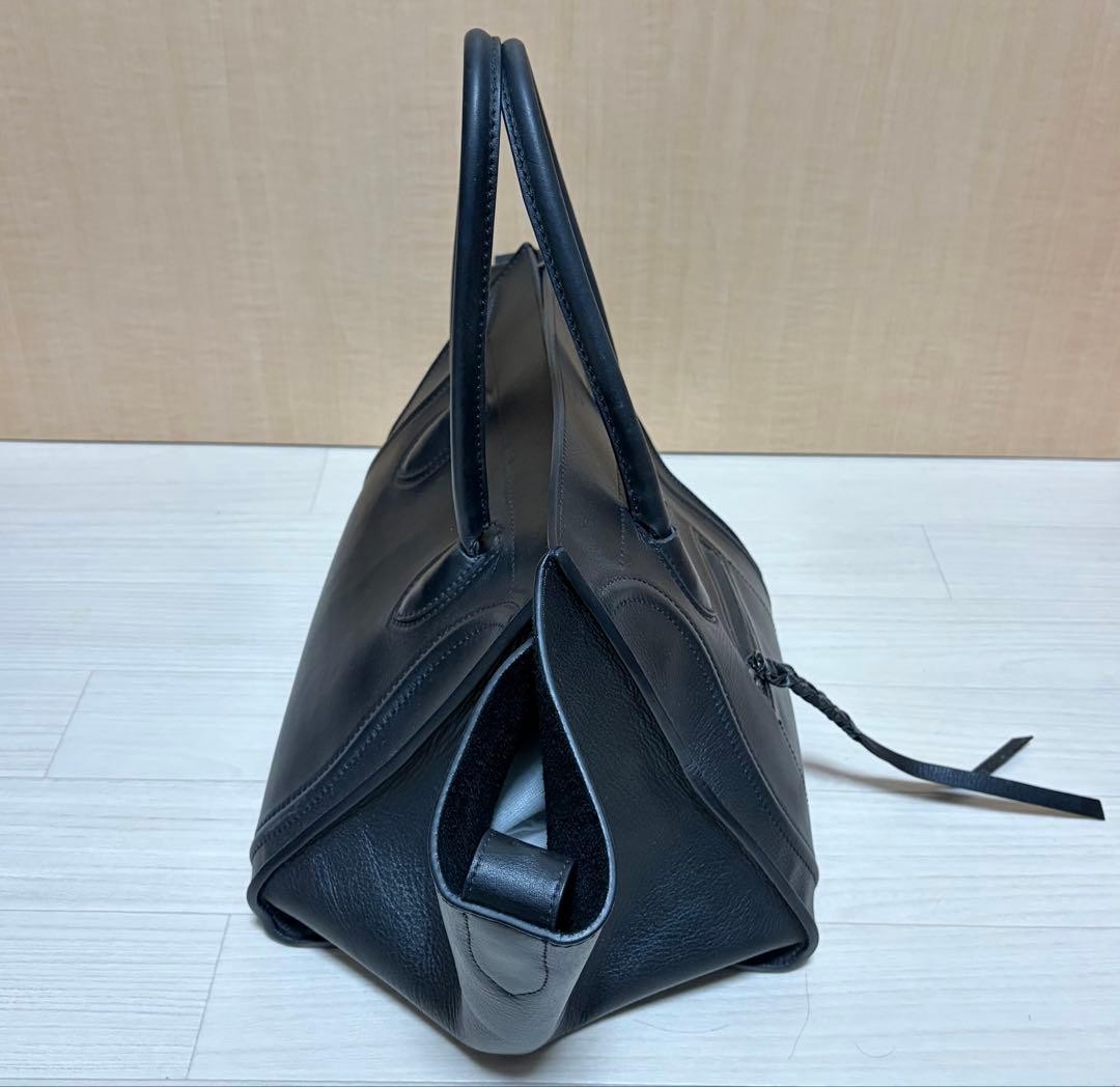 CELINE Luggage Phantom Hand Tote Bag Leather Black Authentic N03014