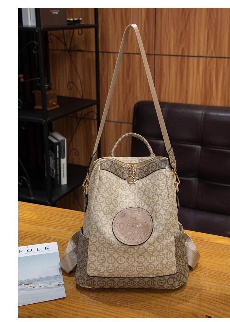 Women Leather Backpack Purse Large Capacity Travel Shoulder Bag Fashion Rucksack