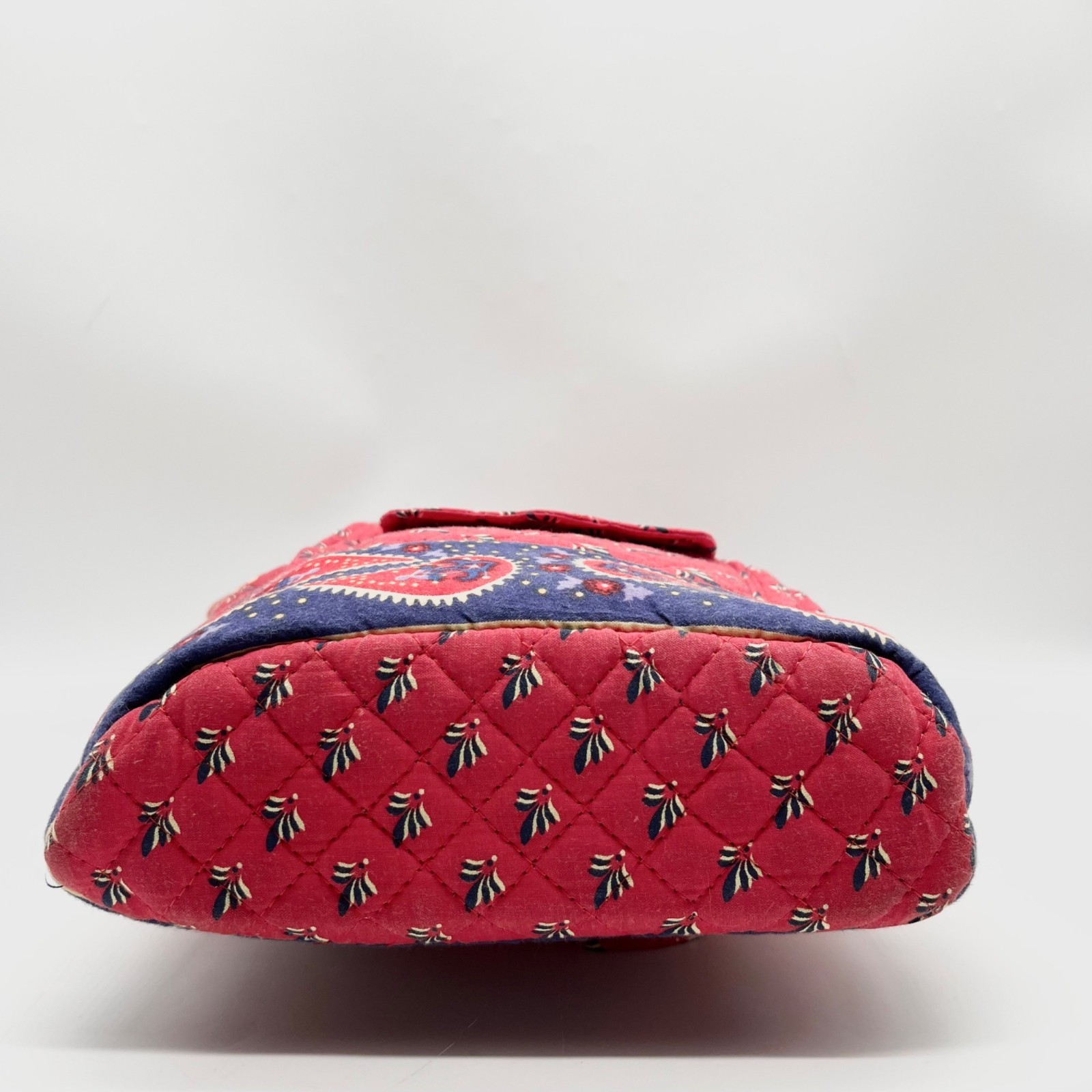 Unbranded Red Cotton Paisley Shoulder Bag