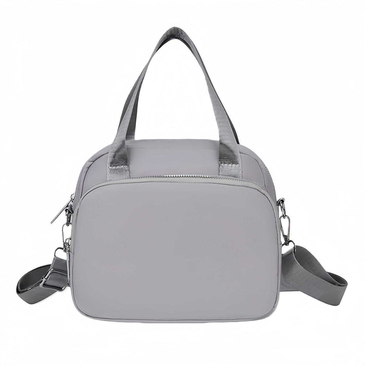 Oxford Cloth Multi Zipper Compartment Ladies’ Crossbody Bag Handbag Shoulder Bag