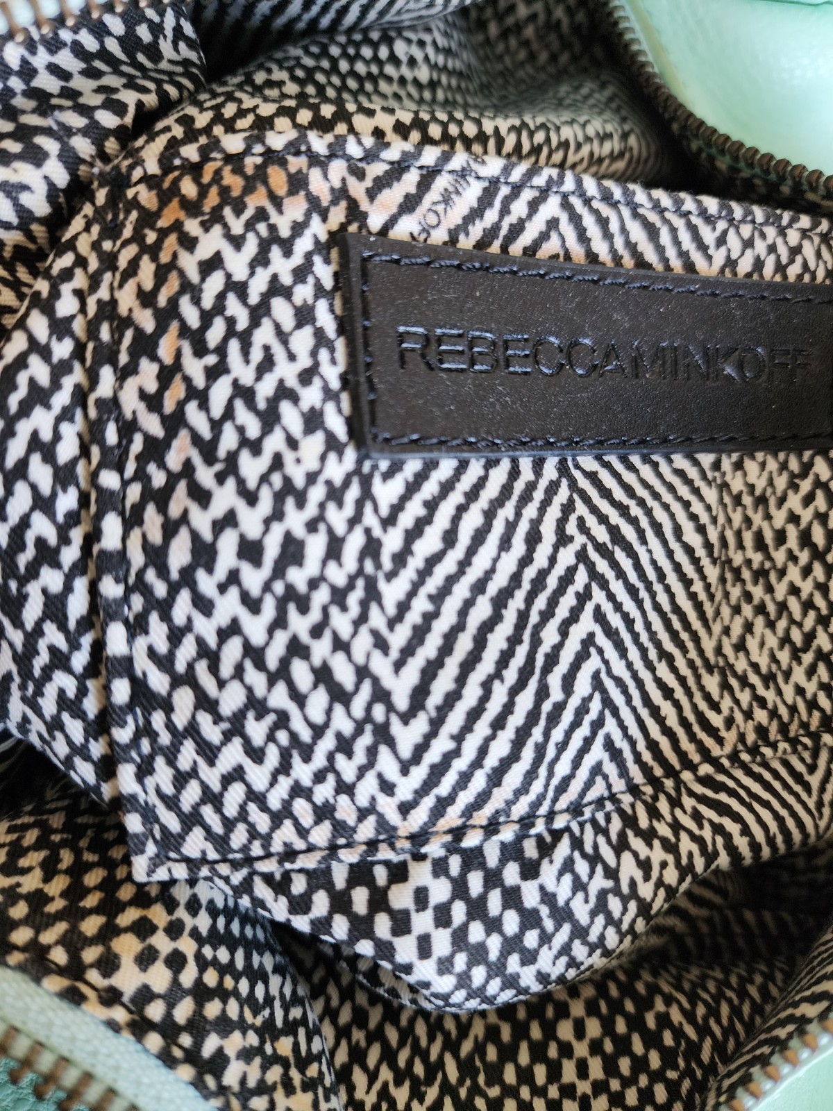 Rebecca Minkoff Julian Backpack in Mint Smooth Leather