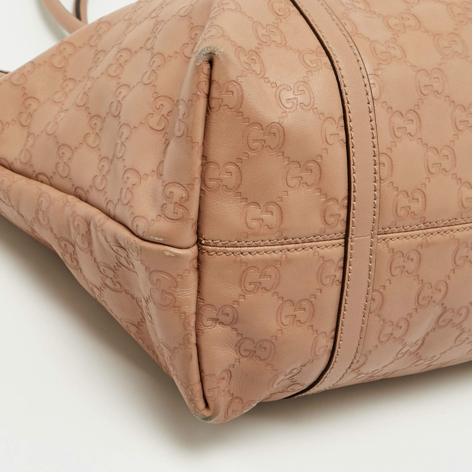 Gucci Joy Medium Old Rose Guccissima Leather Tote
