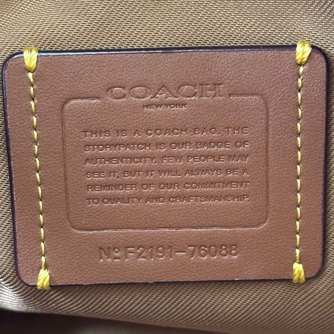 COACH Hadley Hobo Colorblock Leather Shoulder Bag Beige Black 11.8in NWT