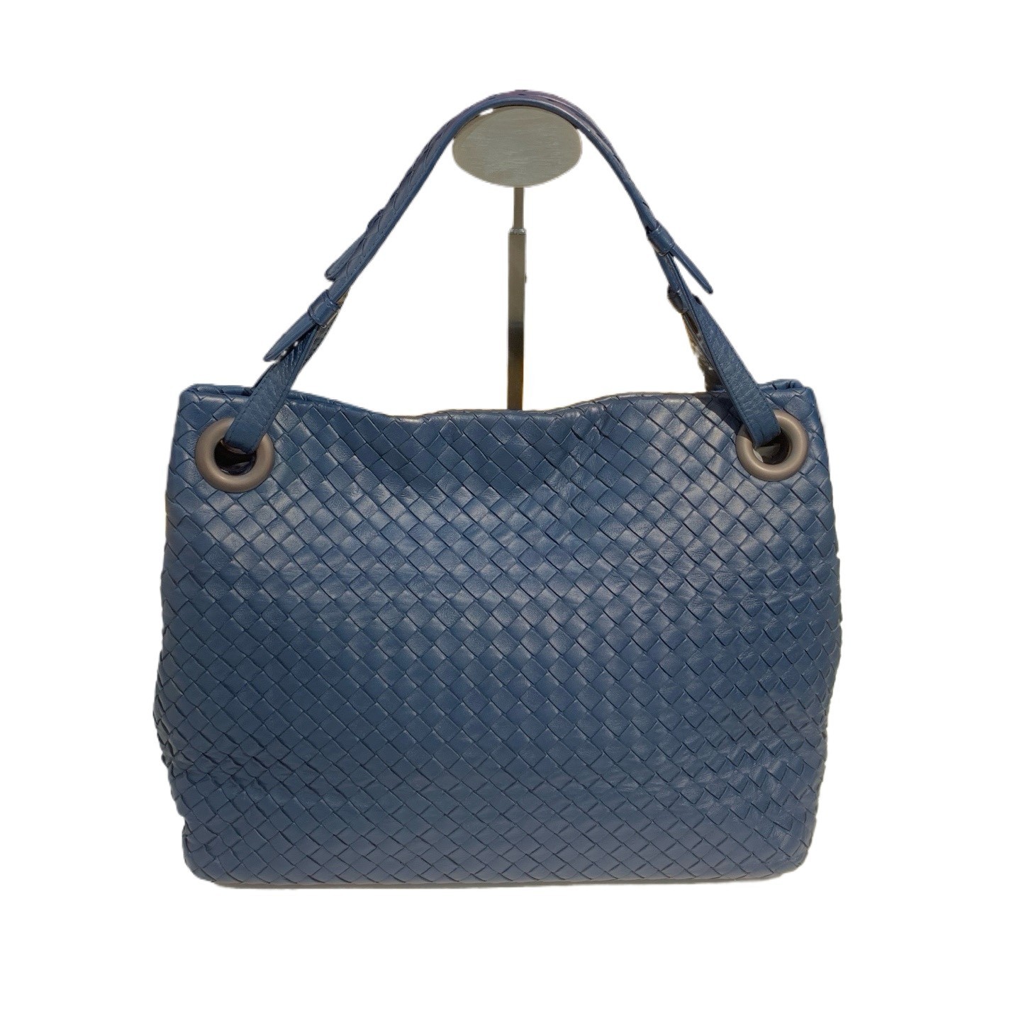 Authentic Bottega Veneta Cabat Tote Intrecciato Woven Calfskin Leather Tote Bag