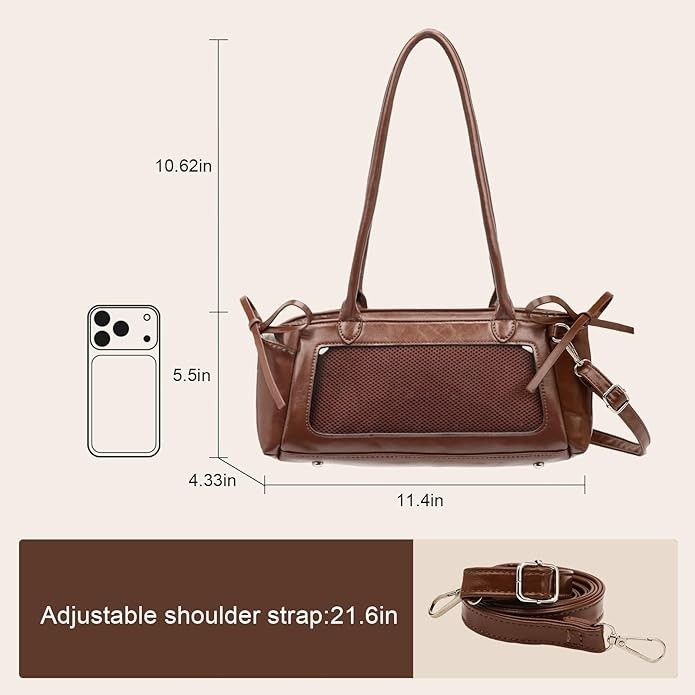 Ita Bag Anime Pin Display Crossbody Purse Leather Shoulder Swing Handbag