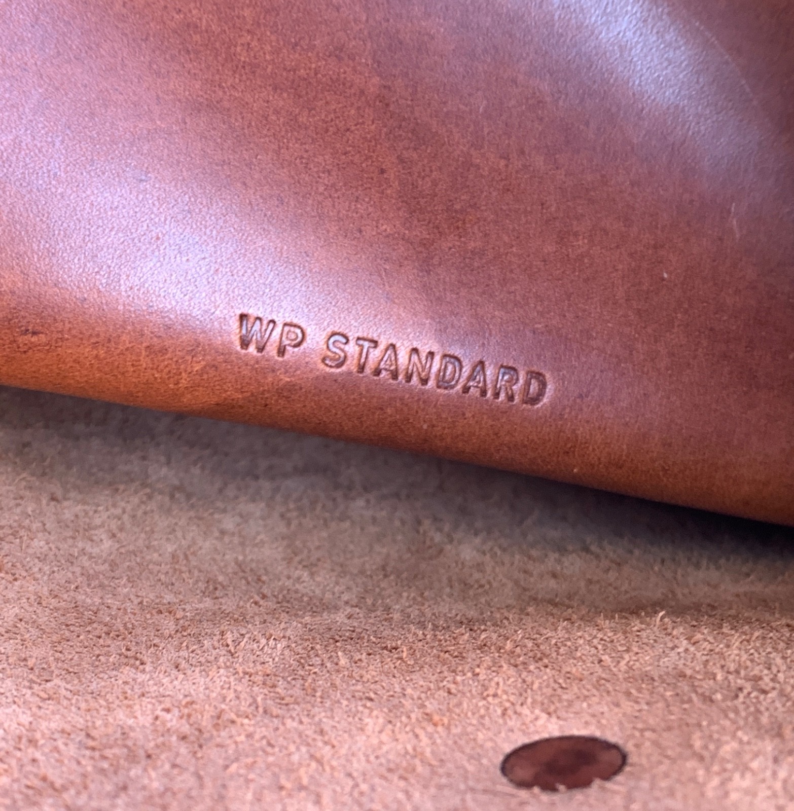 WP Standard Mini Leather Tote Bag Brown MINI size full-grain leather