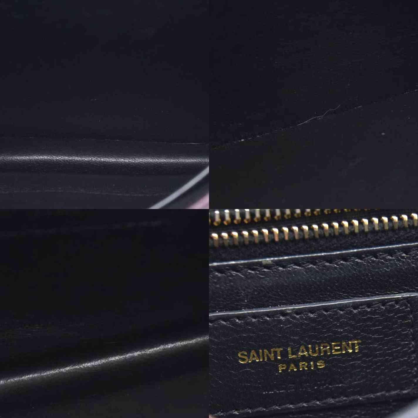 $2550 Saint Laurent Smooth Calfskin Monogram Cassandra Clasp Bag Burgundy