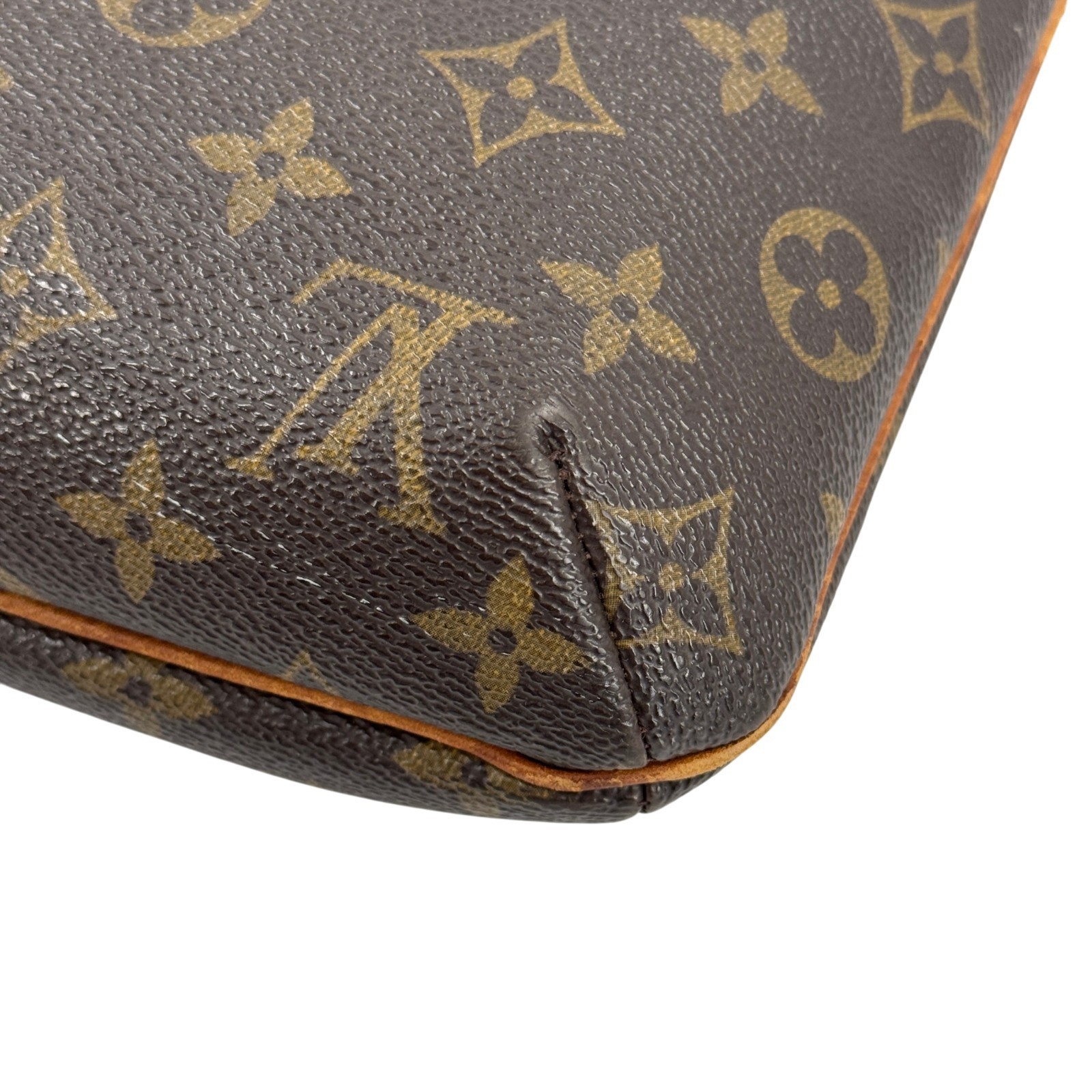 LOUIS VUITTON Musette Tango Monogram Canvas Brown Flap Shoulder Bag M51388