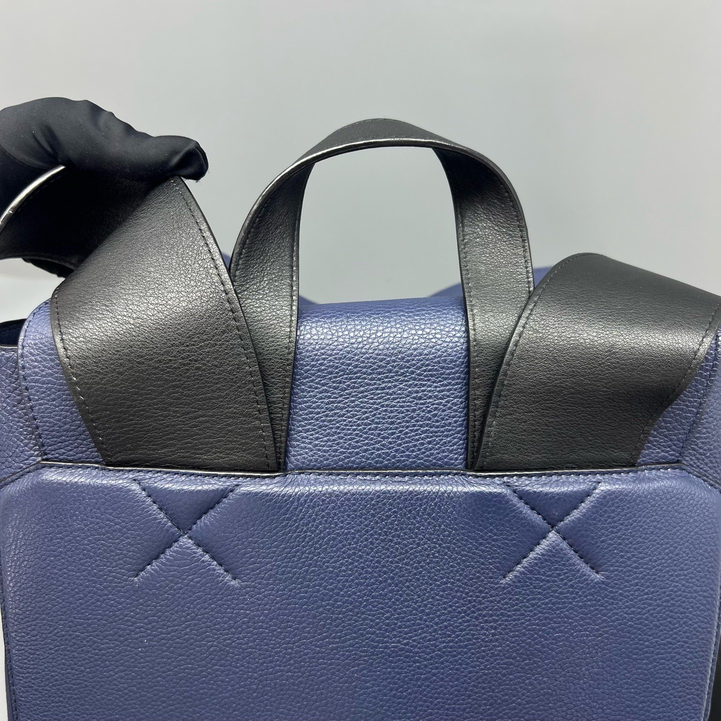 Loewe Pre-Owned Authentic Backpack Blue 32*44*16cm Free Tracked Shipping