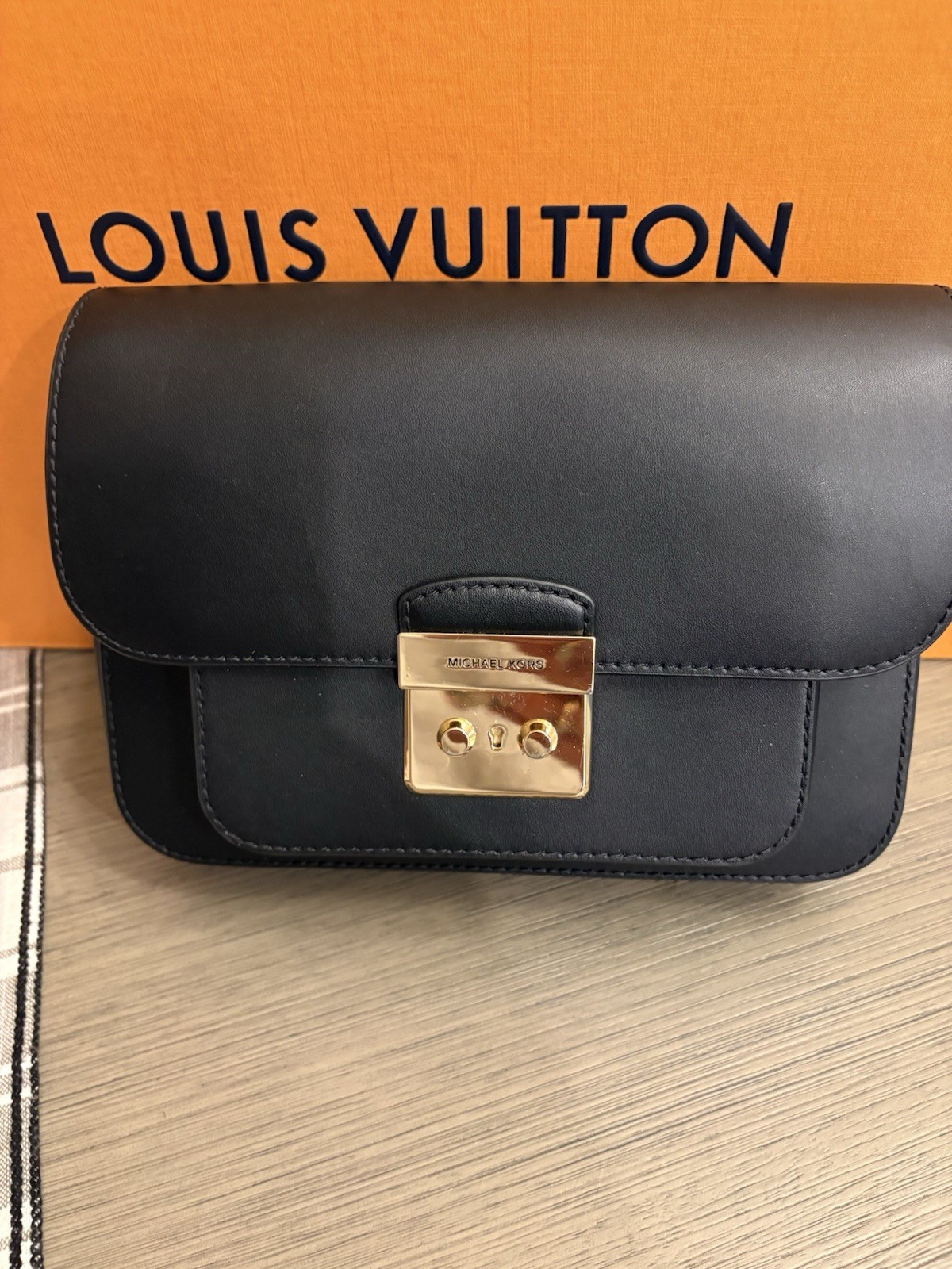 Michael Kors Sloan Editor Bag with Interchangeable Thick Woven Logo Guitar Strap