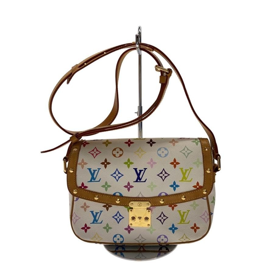LOUIS VUITTON Bag: Sologne Multicolor M92661 White W24.5×H20×D7cm;