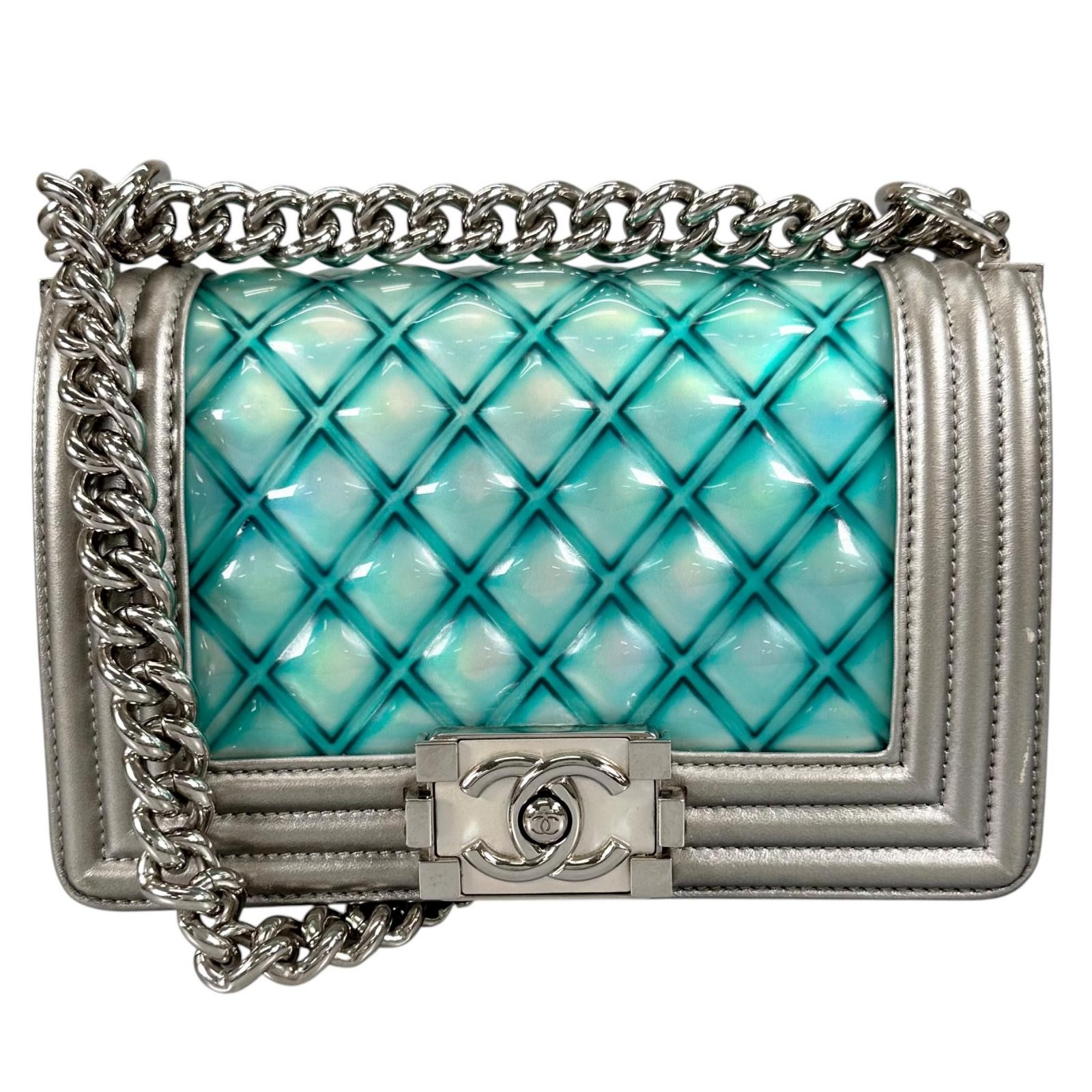 CHANEL Boy chanel Shoulder Bag lambskin/enamel Women