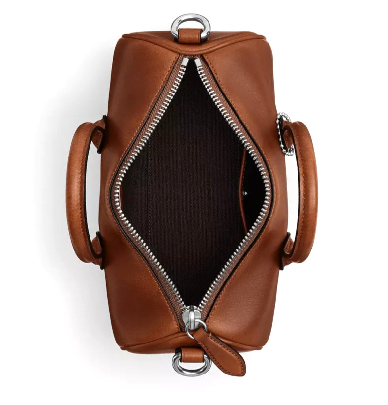 COACH Compass Bag 25 Saddle Burnt Sienna CEO29 Z1Q Authentic New