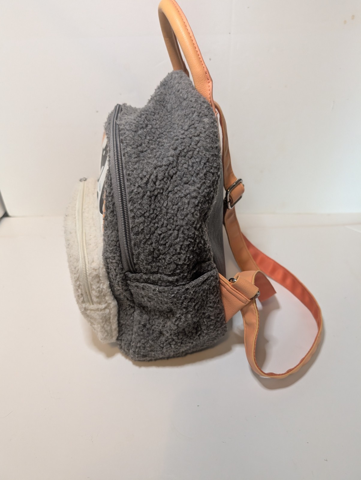 Bioworld Star Wars Porg Sherpa Mini Backpack Disney EUC