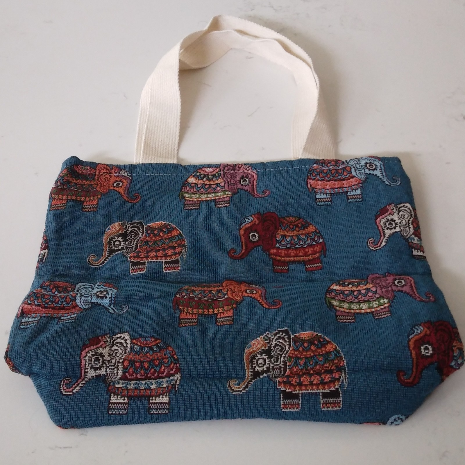 THE ELEPHANT EMPORIUM TOTE BAG THAILAND DOUBLE HANDLE TRAVEL