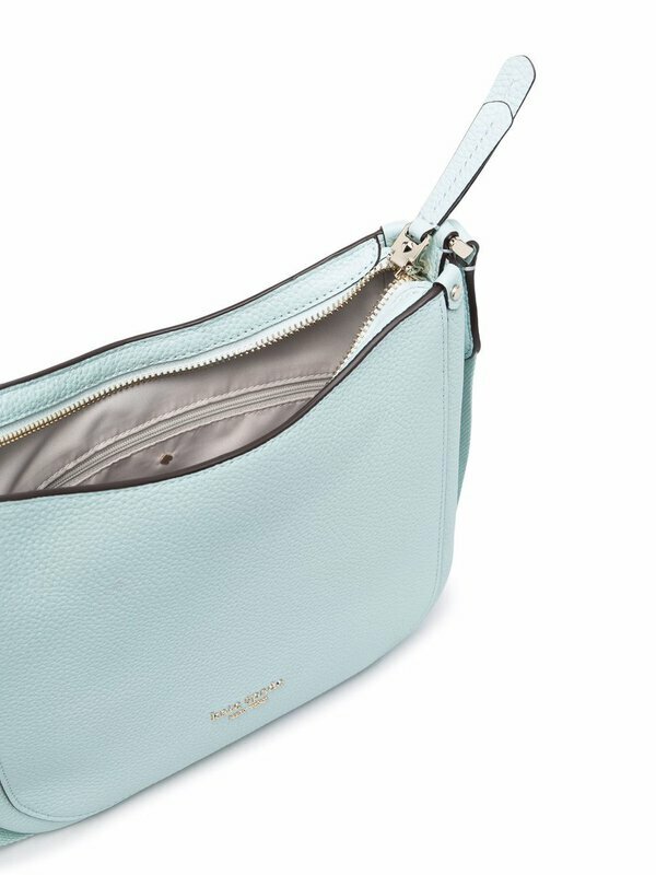 NWB Kate Spade Roulette Messenger Blue Leather Crossbody PXR00329 $228 Gift Bag