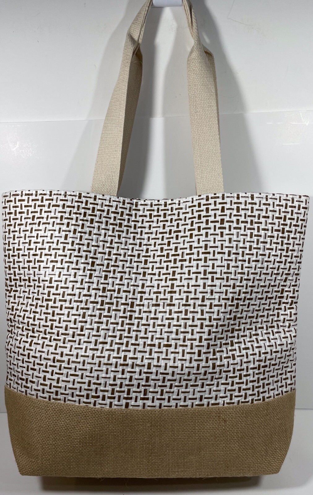Pattern Weaver Tote Bag 53910 20 TC #1 16” H 19” W 6” D