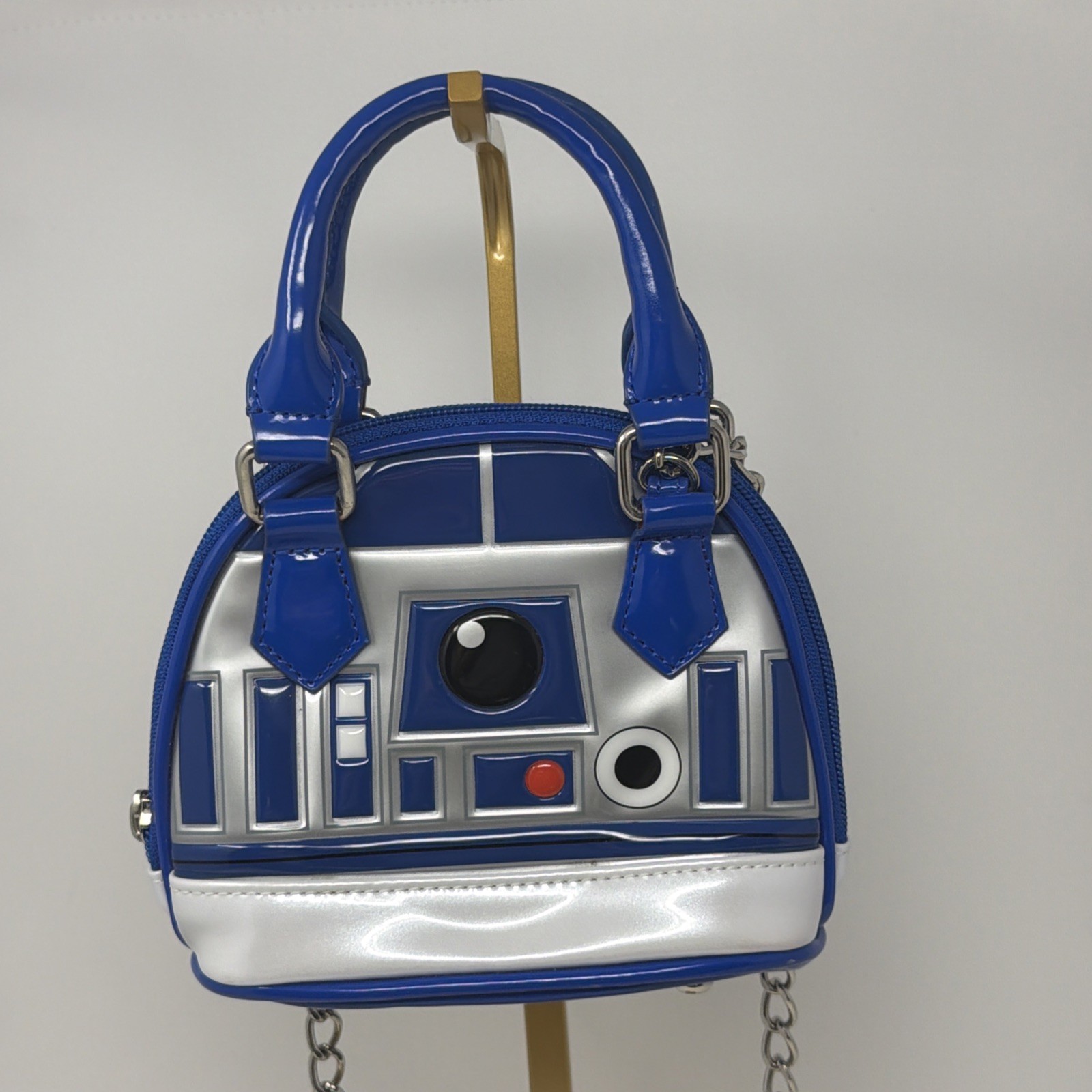 Star Wars Loungefly R2-D2 Mini Dome Crossbody Blue Store Model