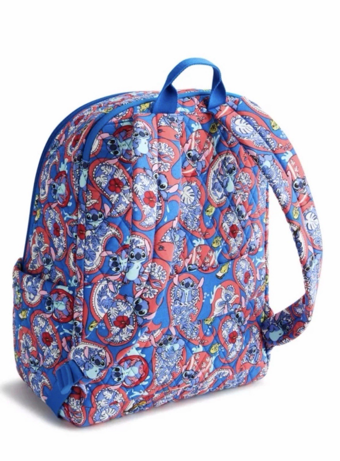 Vera Bradley Disney Stitch Monstera Paisley Campus Backpack AUTHENTIC NWT