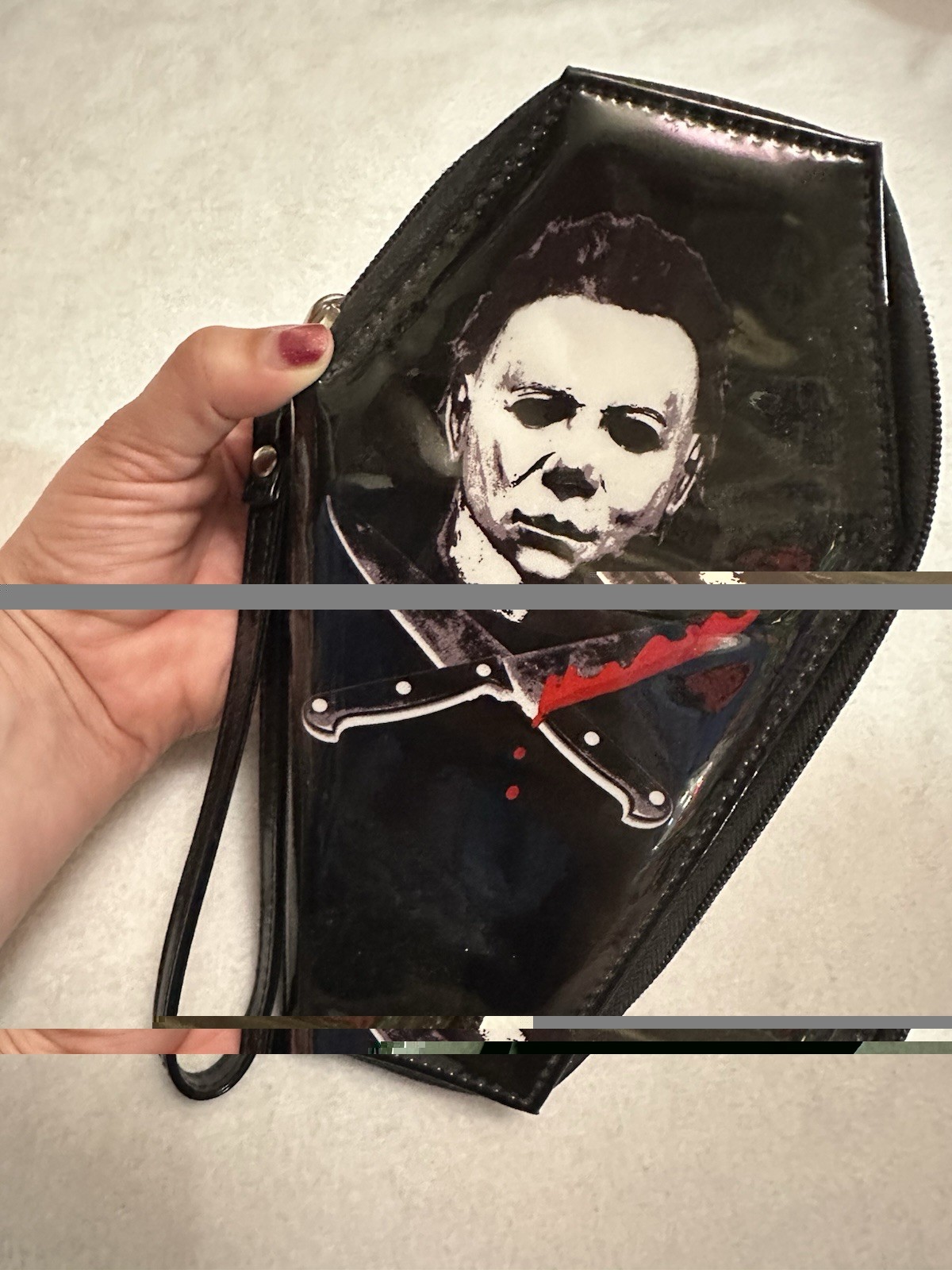Halloween Michael Myers Coffin Shaped Wallet Rock Rebel Brand