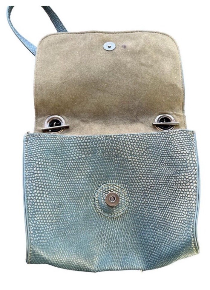 Crossbody Purse Circus by Sam Edelman green with shimmering green scales texture