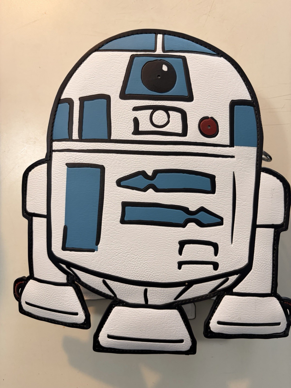 Loungefly Star Wars R2-D2 Mini Backpack Bag White lights up new without tags