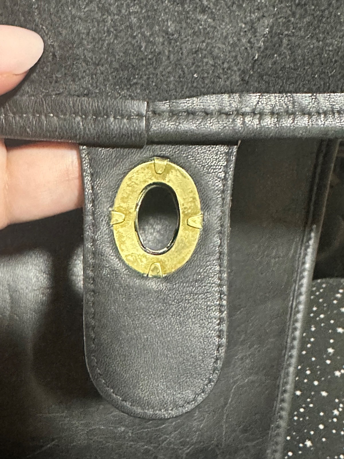 Vintage Coach Station Bag 5130 – Black Glove-Tanned Leather – Made in the USA